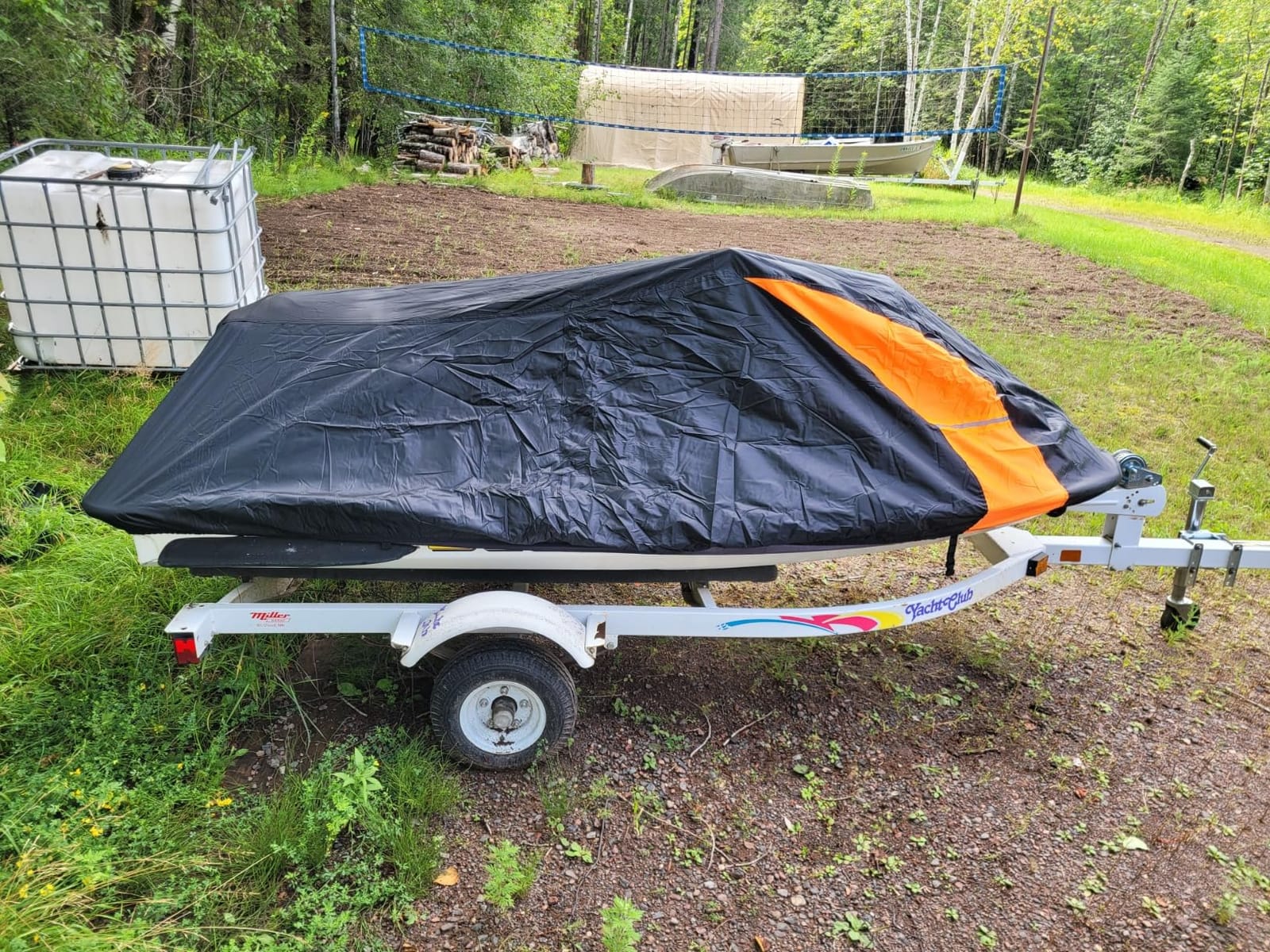 Avecrew Jet Ski Cover Fits 120'' to 135'' L 2-3 Seater PWC (Blue) | Oxford Fabric Waterproof Jetski Covers, Compatible with Yamaha Sea-Doo Kawasaki, Trailerable, Rain, Snow & UV Protection customer photo 1