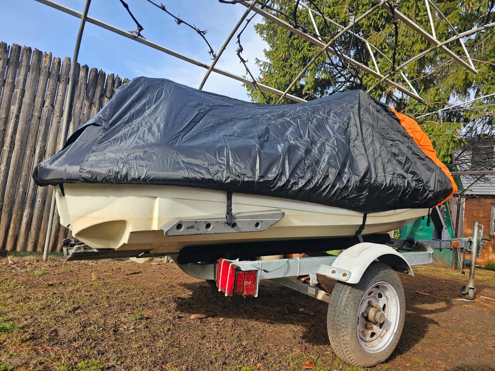 Avecrew Jet Ski Cover Fits 135'' to 145'' L 2-3 Seater PWC (Blue) | Oxford Fabric Waterproof Jetski Covers, Compatible with Yamaha Sea-Doo Kawasaki, Trailerable, Rain, Snow & UV Protection customer photo 1