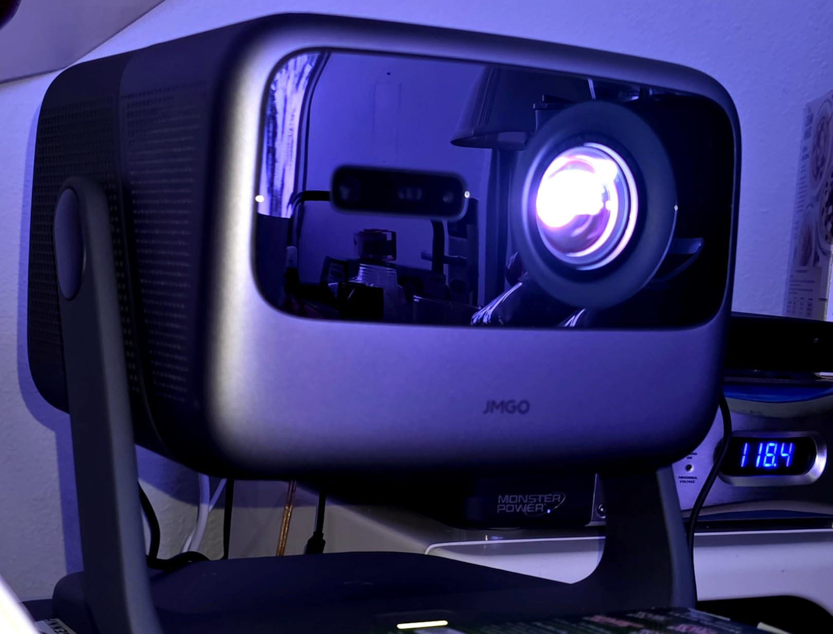 JMGO N1S Ultra 4K Triple Laser Projector , 2800 ISO Lumens, Google TV customer photo 1
