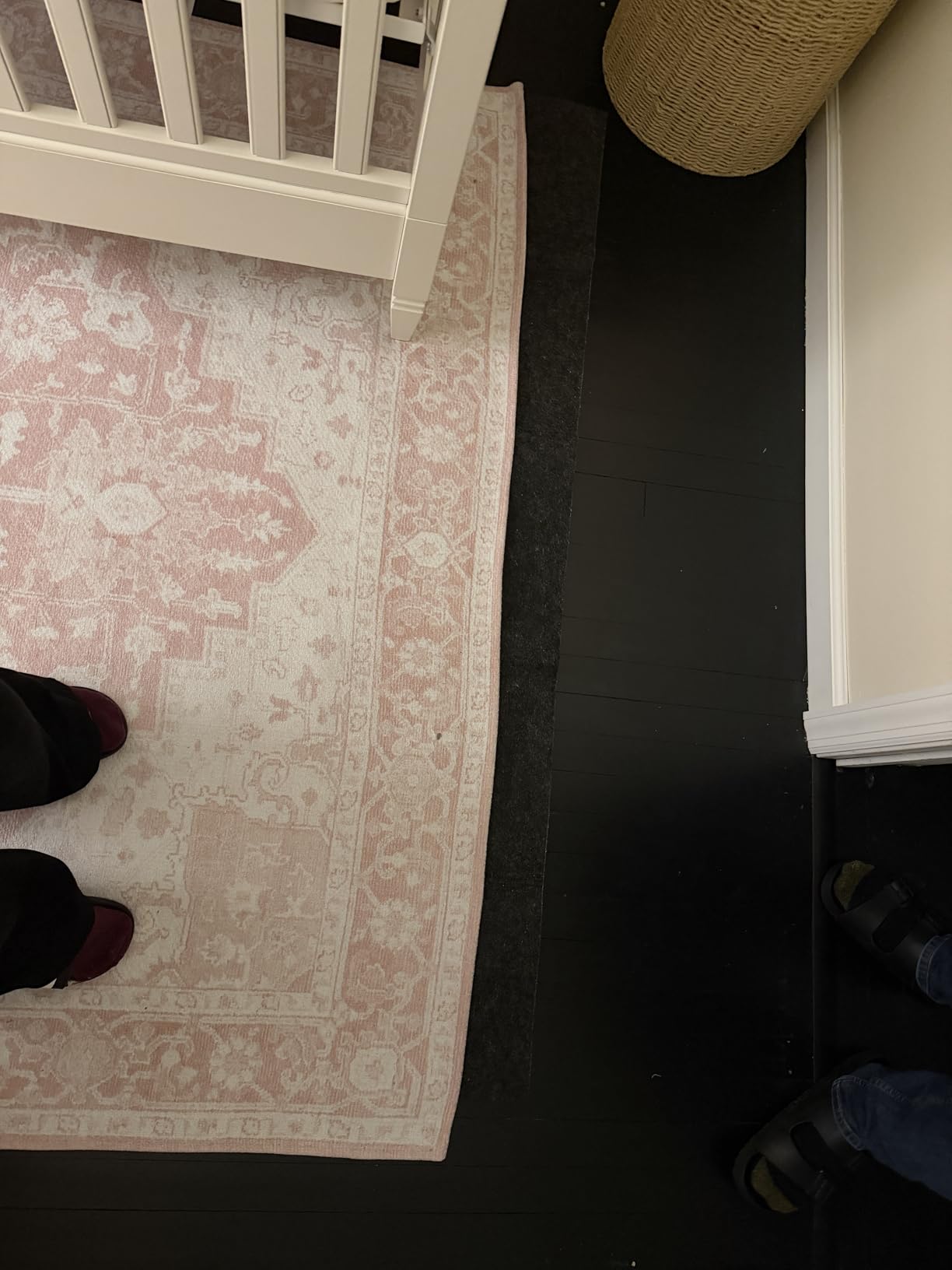 BAGAIL Felt and Natural Rubber Backing Rug Pads 1/4” Thick, 5 x 7 Ft Non Slip Carpet Gripper Keep Rugs in Place, Under Area Rug Protective Cushioned Pads, Carpet Runners, Hardwood Floors Protection customer photo 2