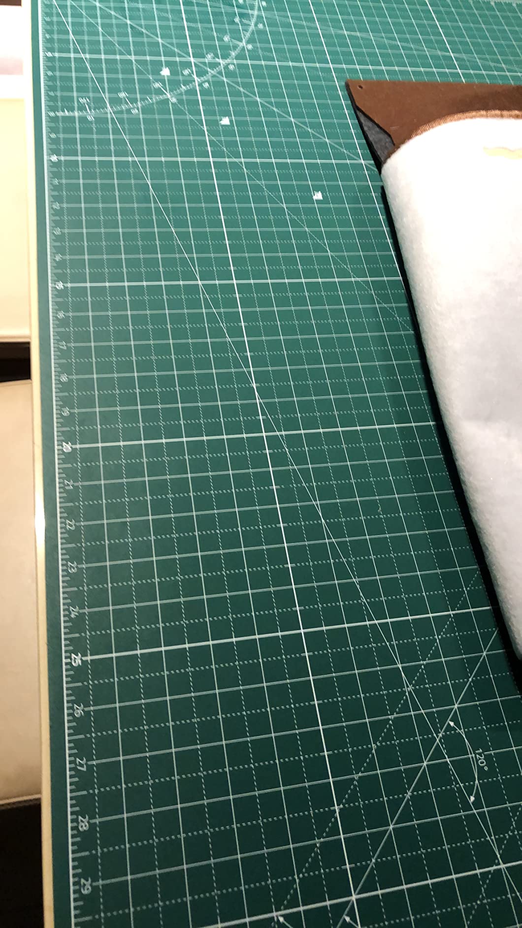 Elan Cutting Mat 36x60 Green, Extra Large Self Healing Cutting Mat 36 x 60 Inch, 5-Ply Craft Board Green, Hobby Board for Sewing and Quilting customer photo 1