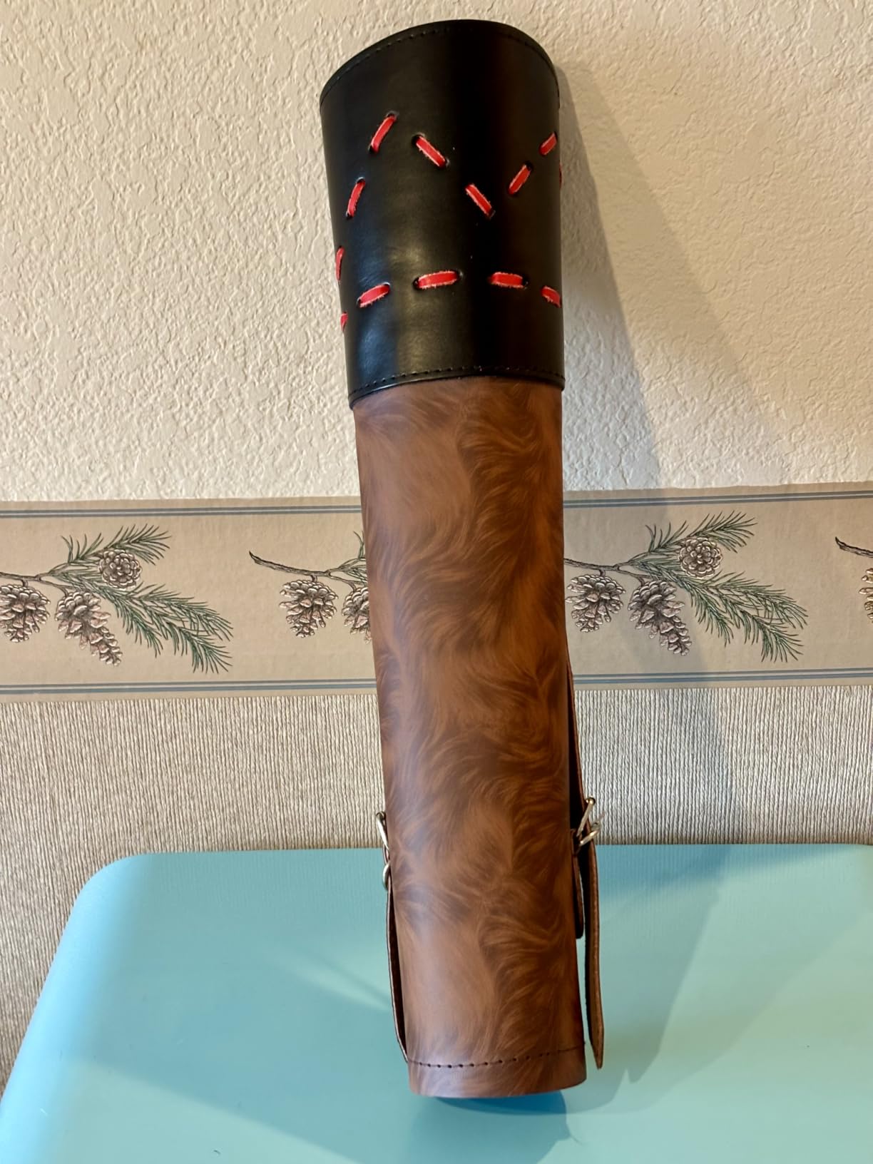 Traditional Leather Archery Quiver - Arrow Holder - Arrow Quiver - Black Quiver - Brown Quiver - Sage Quiver - Back Quiver Bow Arrow Holder - Handmade Leather Quiver Gift for him customer photo 1