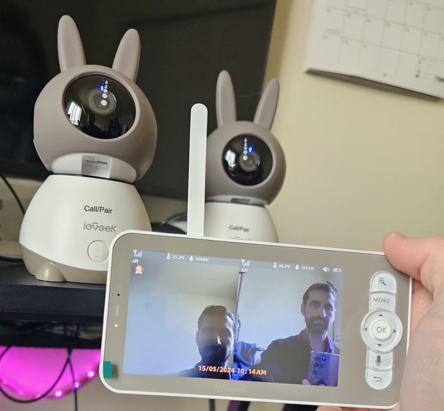 ieGeek 2K HD PTZ Baby Monitor, 5