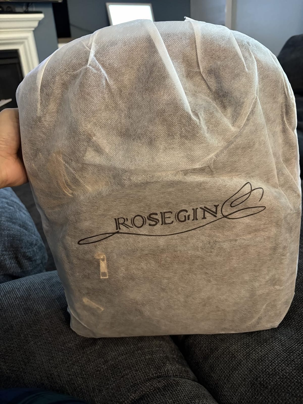 ROSEGIN Premium Vegan Leather Diaper Bag Backpack with Waterproof Changing Pad, Reinforced Zippers & Odor-Free, 20 Pockets Pro Organizer, Fits 15.6