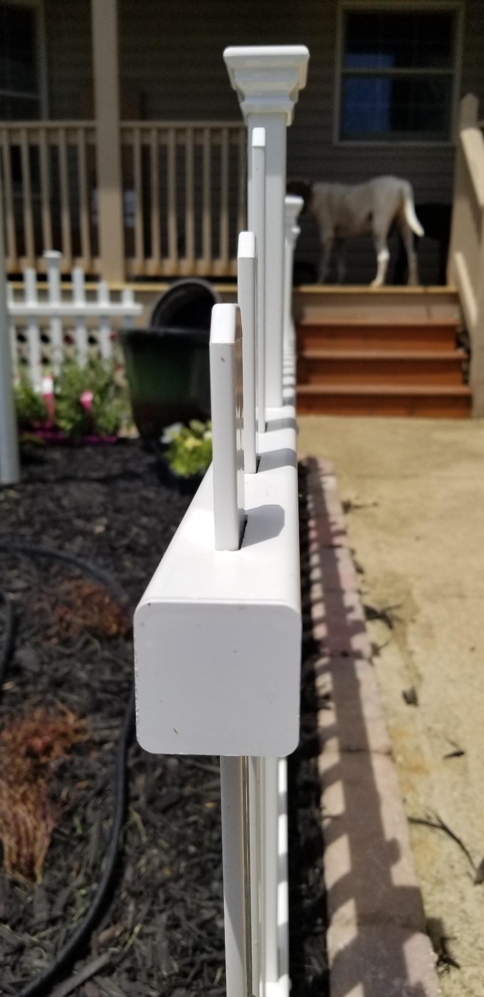 Zippity 35in Zurich Fence Kit, Poly-Steel DIY No Dig Kit customer photo 2