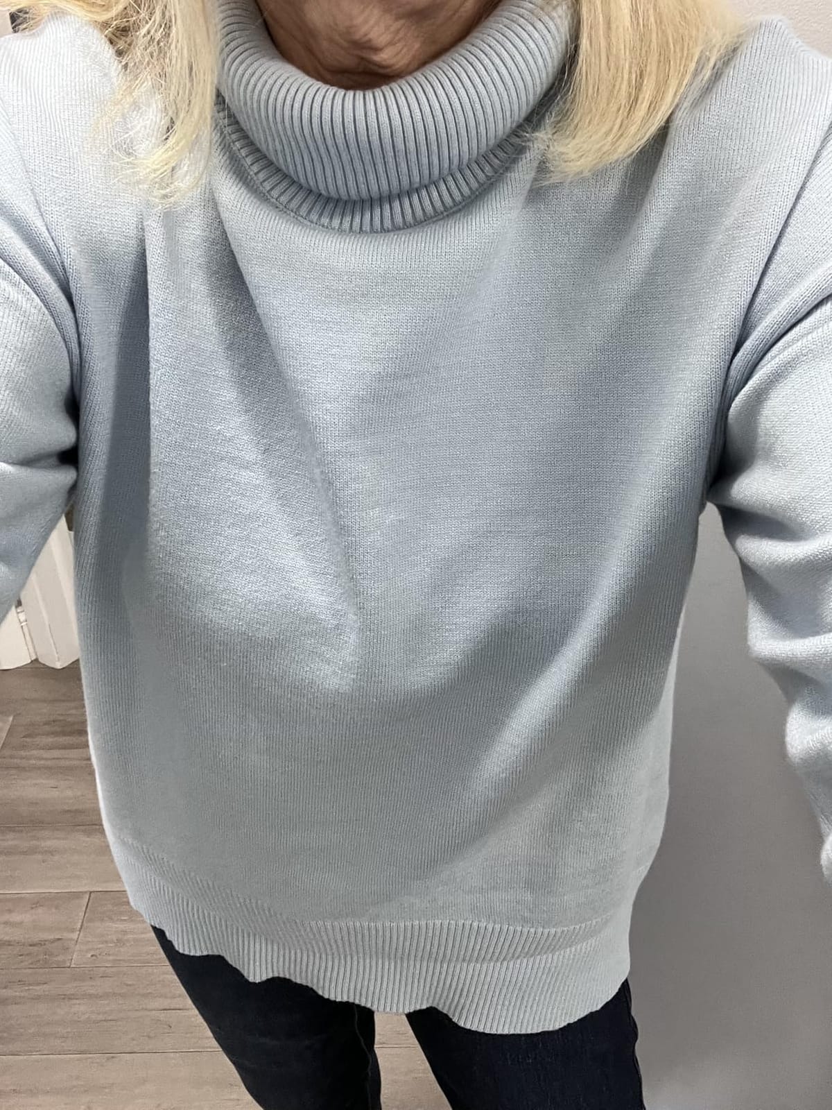 Zeagoo Women's Turtleneck Sweater 2026 Fall Winter Chunky Knitted Pullover customer photo 2