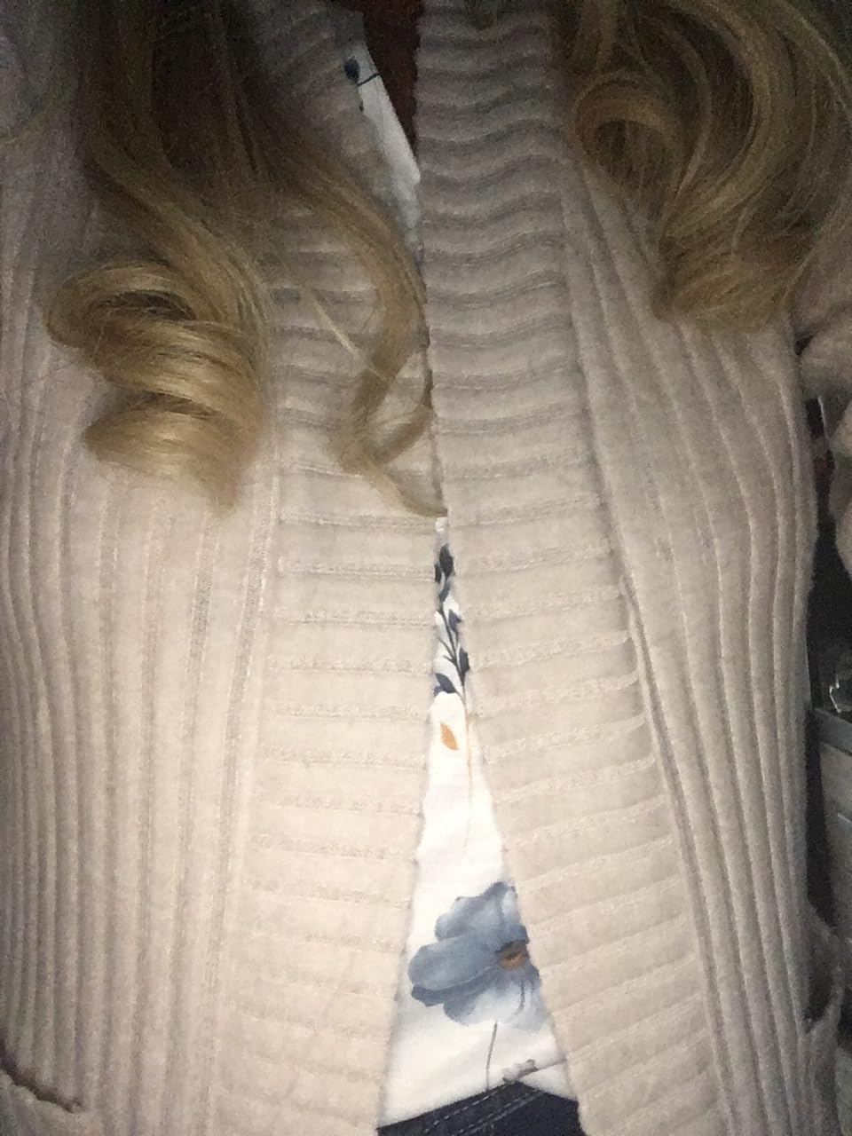 YSYOKOW Cardigan Sweaters for Women Long Sleeve Open Front with Pockets customer photo 1