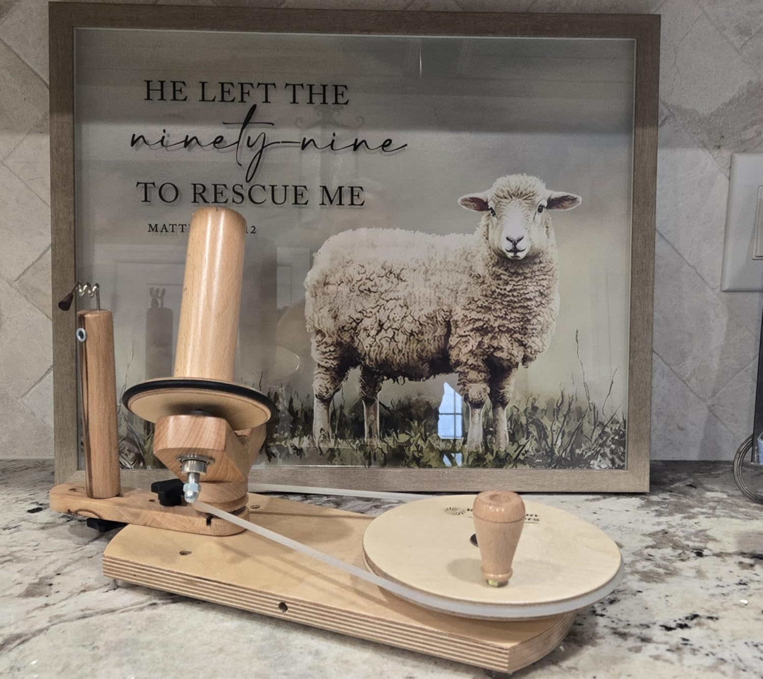 Revolution Fibers Jumbo Yarn Ball Winder | Professional Grade | Hardwood Maple - 17 oz. (1.1 lb) Winding Capacity for Knitting, Crocheting and Yarn Crafts customer photo 1