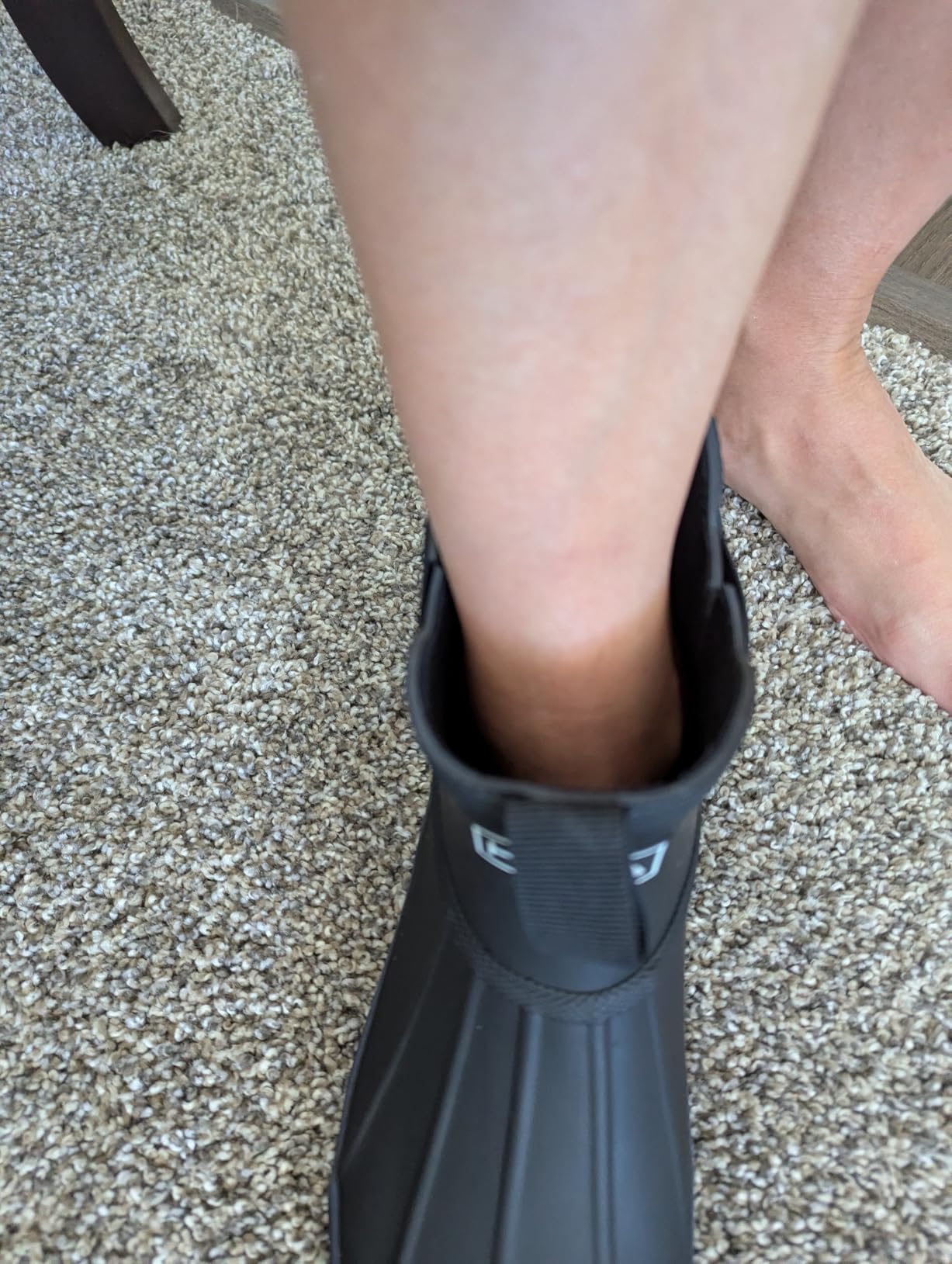 HISEA Women's Duck Chelsea Rain Boots Waterproof Ankle Garden Shoes customer photo 1