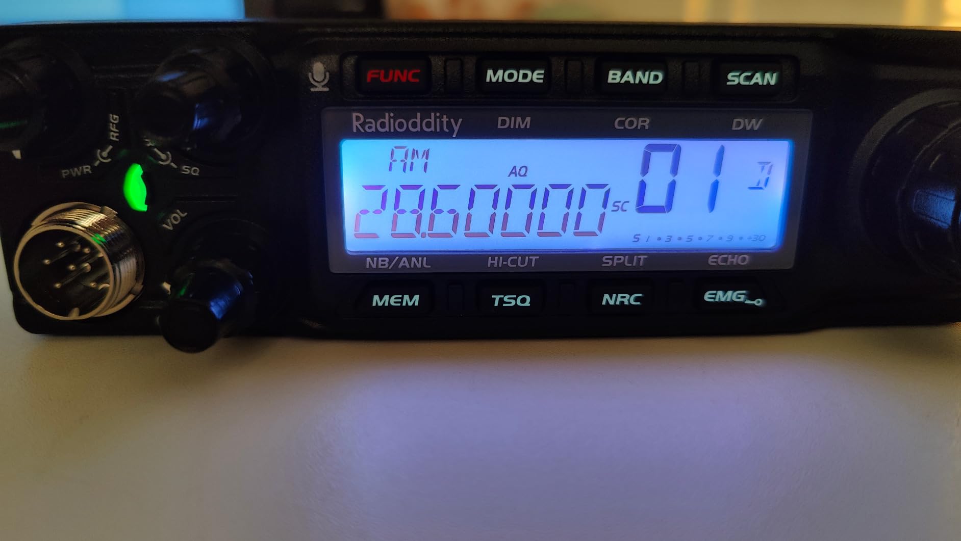 Radioddity QT80 10 Meter Mobile Ham Radio SSB/AM/FM/PA 80W, CTCSS/DCS | RX/TX Noise Reduction Amateur Transceiver, Large LCD Display, ASQ SWR High Alert for Trucks, Road Trips, Vehicle customer photo 1