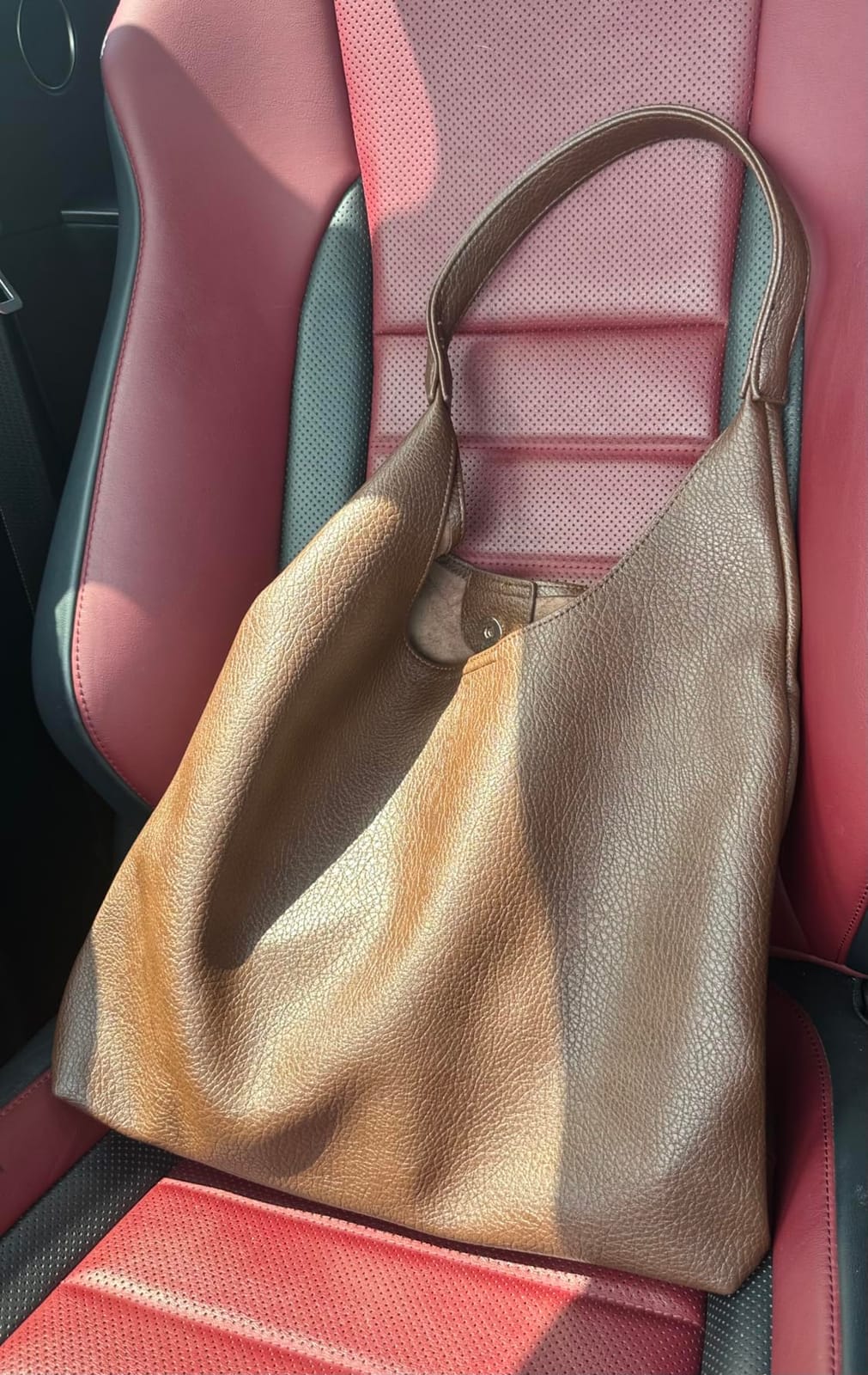 Hobo Bags for Women Soft Vegan Leather Shoulder Handbag Slouchy Tote Purses customer photo 2