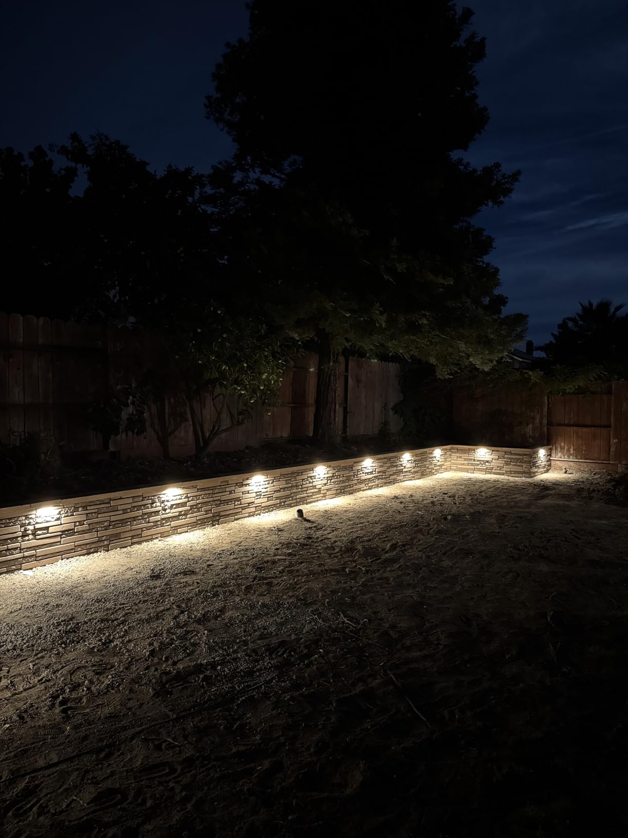 VOLISUN 7 Inch Retaining Wall Lights, 2700K Hardscape Lighting, 12 Pack customer photo 1