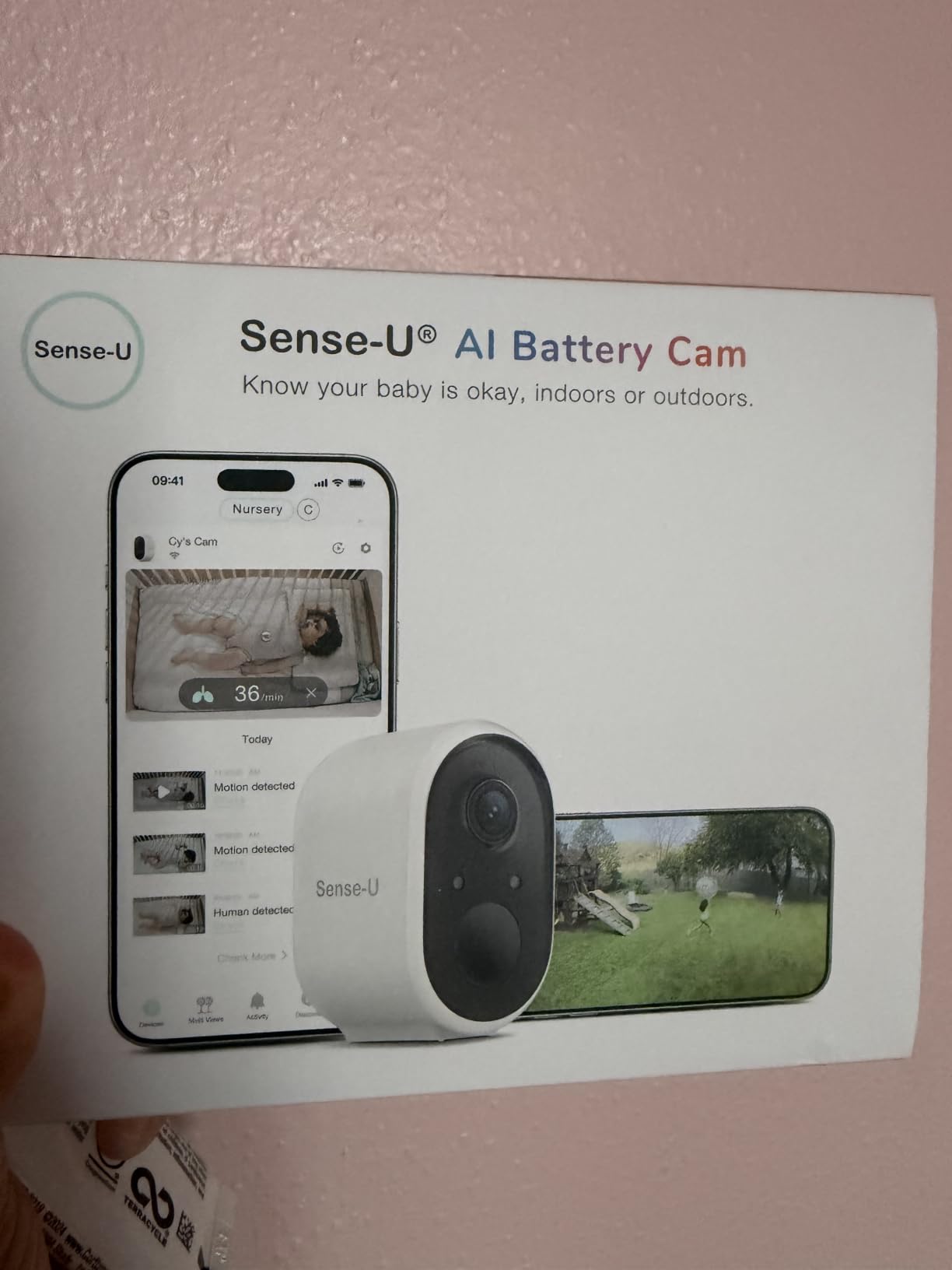 Sense-U Smart Baby Monitor, 1080P Battery Security Camera, No Monthly Fee customer photo 1