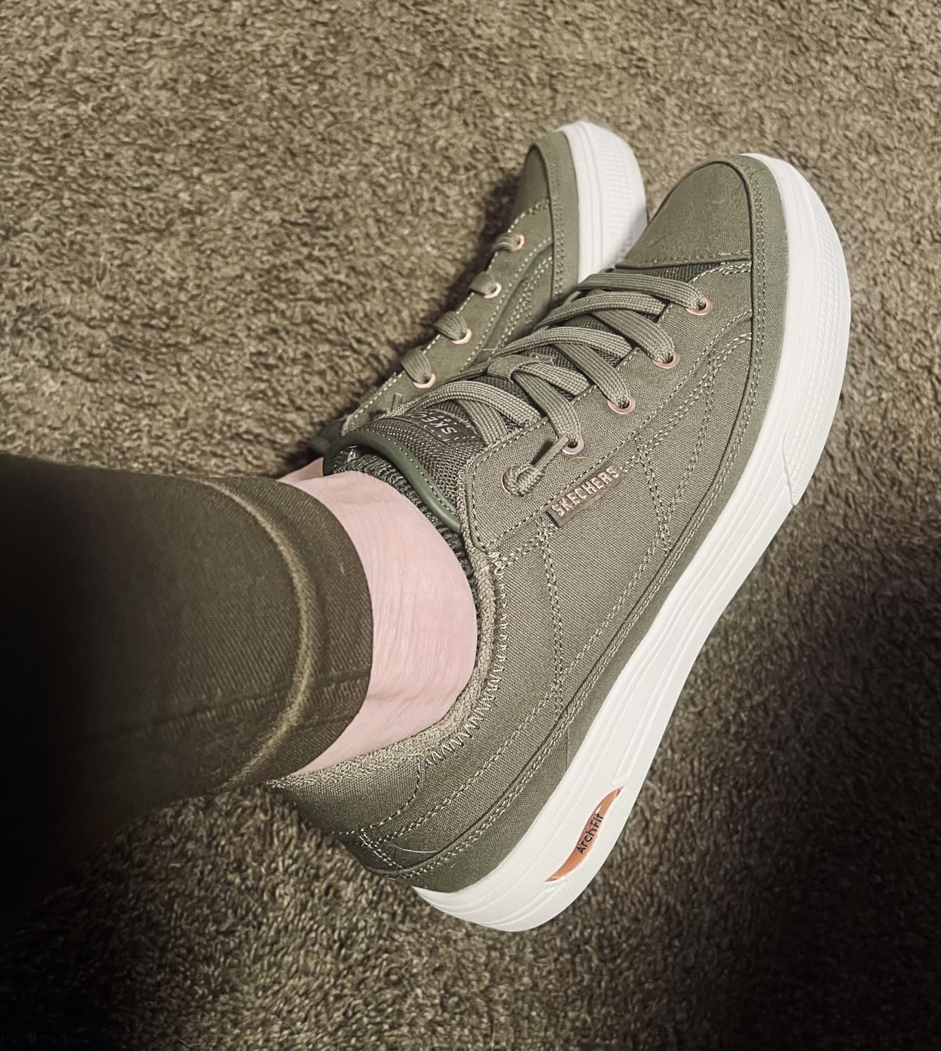 Skechers Women's Arcade Meet Ya There Sneaker customer photo 1