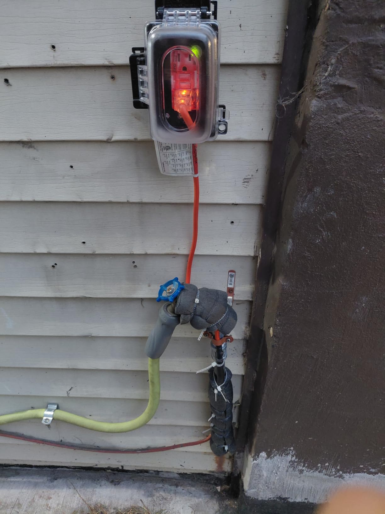 24FT Constant Wattage Pipe Heat Cable, ETL Certified Heat Tape customer photo 1