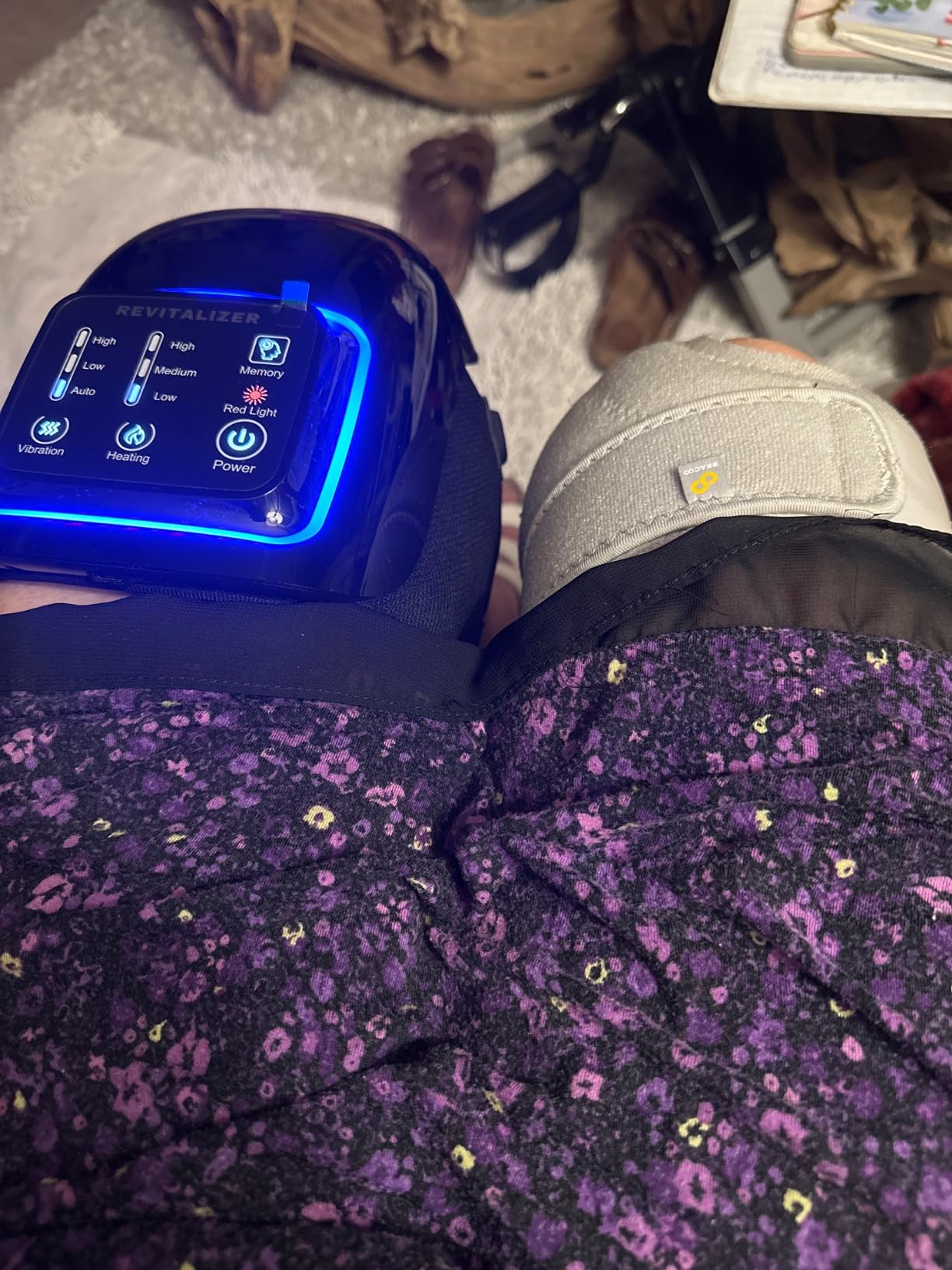 FORTHiQ Knee Massager Pro+ for Pain Relief with Heat and Dual Red Light Therapy, Adjustable Straps, Memory Function, Relax Tight Muscles, Ideal Gift for Men & Women, FSA-HSA Eligible customer photo 2