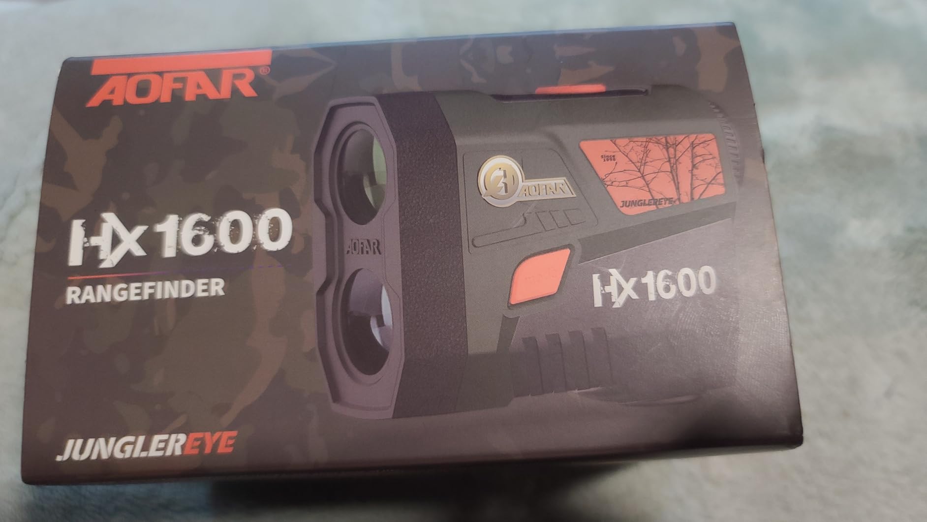 AOFAR HX2000 Hunting Rangefinder with Dual-Color OLED Display, Ultra-Clear Optics with 95%+ Transmittance of Glass, 2000 Yards with Angle and Horizontal Distance, Range, Scan, Speed Mode, Waterproof customer photo 2