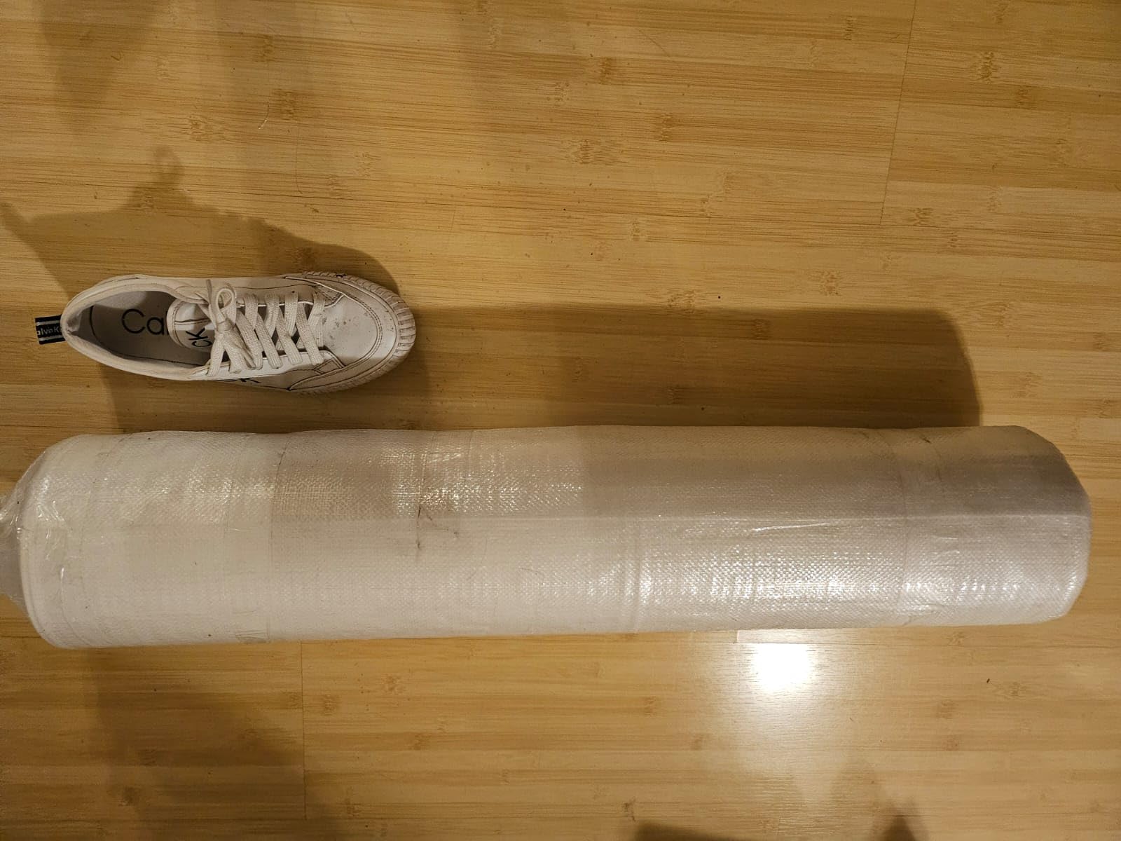 White Crawl Space Vapor Barrier, 14mil 10x100' Plastic Sheeting customer photo 1