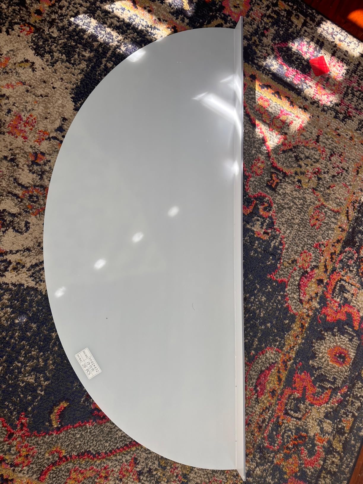 Polycarbonate Window Well Covers Outside, Basement Window Well Cover, Heavy Duty Clear Plastic Window Guard, UV Resistant, Waterproof & Protects Against Debris/Only Cover (43