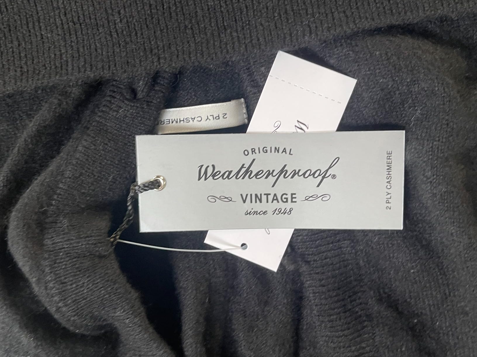 Weatherproof Vintage Men’s 100% Pure Cashmere Sweater Classic Long Sleeve Pullover customer photo 2