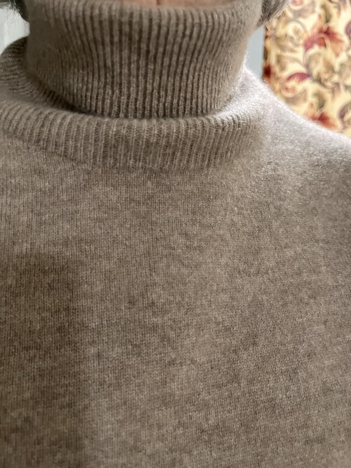 Chanyarn Women's 100% Pure Cashmere Sweater Turtleneck Long Sleeve Warm Soft 2025 Fall Winter Knit Pullover customer photo 1