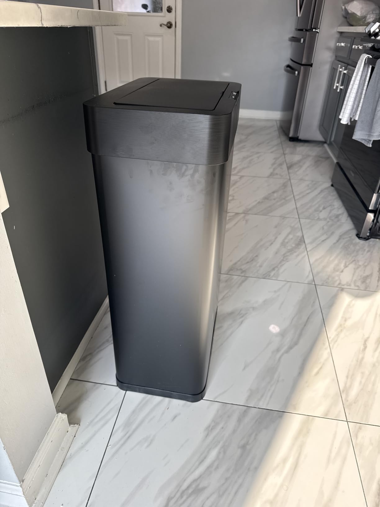 TLSUNNY 21.1 Gallon Motion Sensor Trash Can,Touchless Automatic Garbage Can customer photo 2