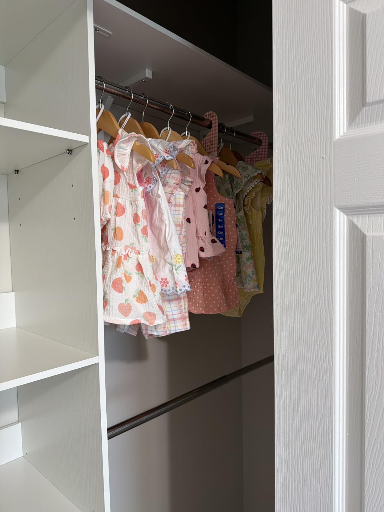 Besiost Closet System - 5-8FT Closet Organizer System with Wooden Drawers & Cube Storage Organizer, Up To 96