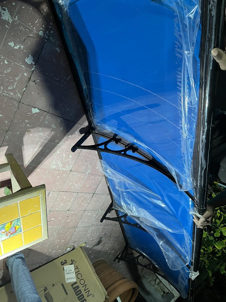 HIAPES Door Awnings Exterior, Awning for Door Entrance customer photo 2