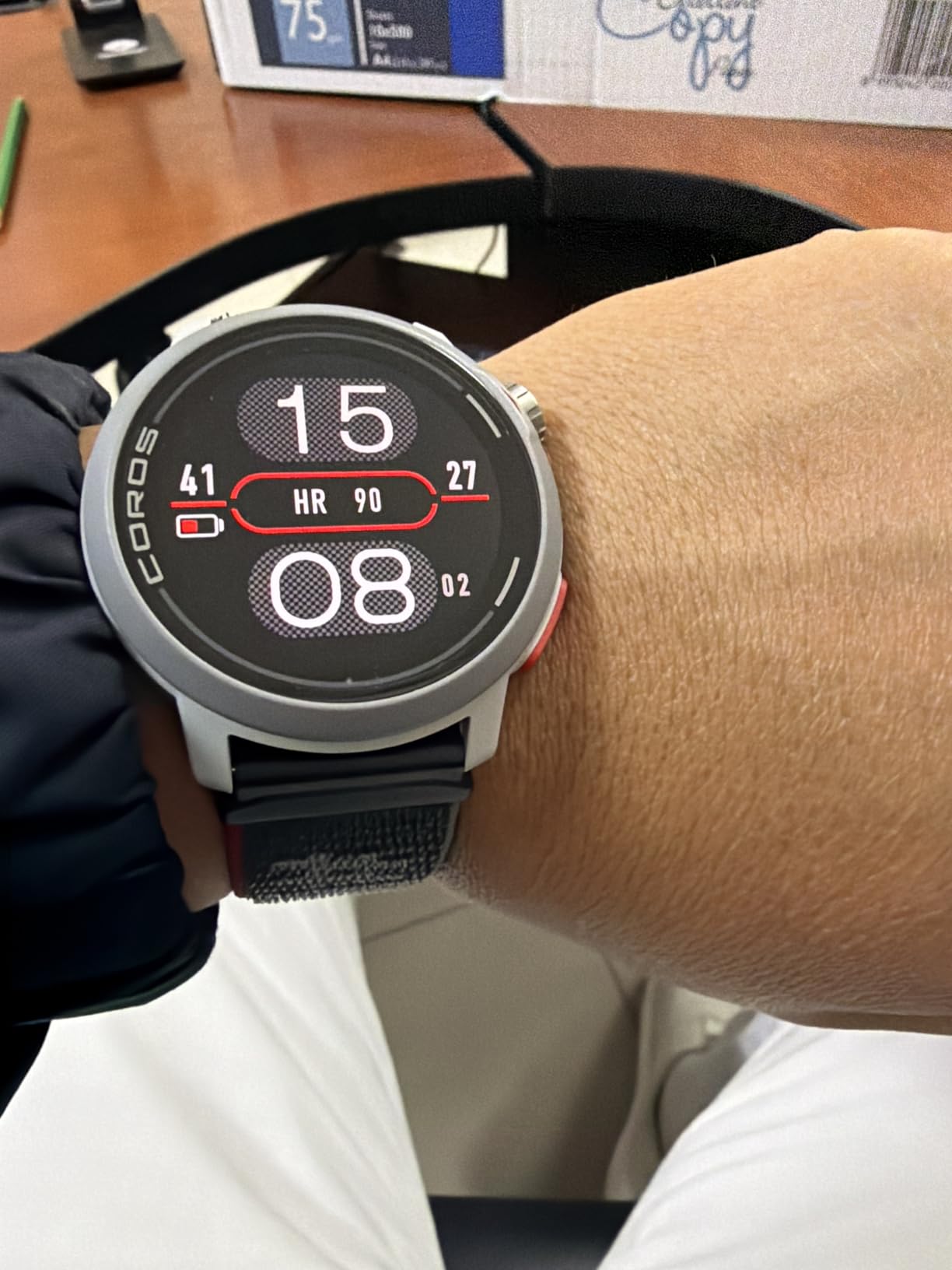 COROS PACE Pro GPS Sport Watch, 1.3-inch AMOLED Touchscreen- Grey customer photo 2