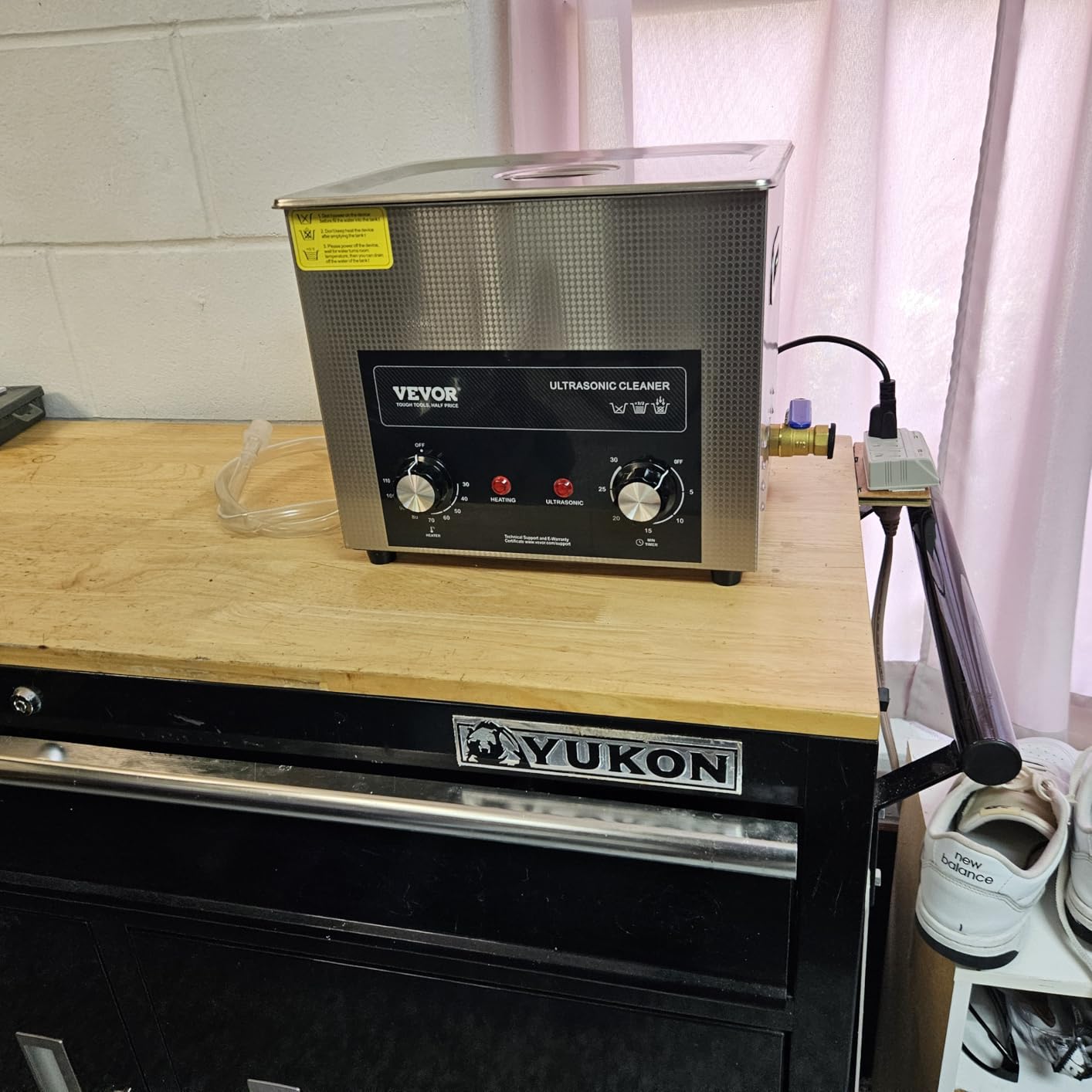 VEVOR 10L Sonic Cleaner with Heater Timer & Basket, Professional Digital Sonic Cavitation Machine, 240W Cleaning Machine for Lab Tools, Metal Parts, Carburetor, Brass, Auto Parts, Engine Parts customer photo 2