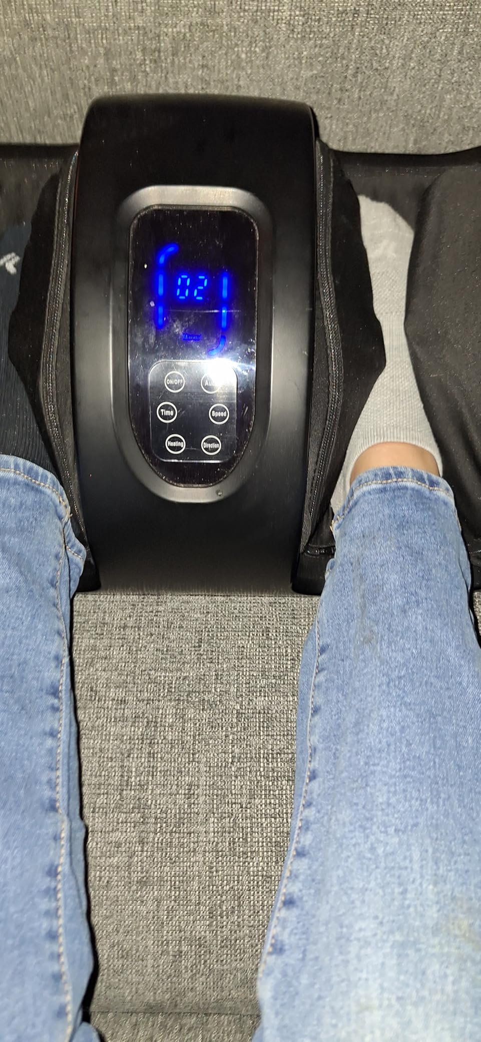 Best Choice Products Heated Shiatsu Foot Massager for Pain Relief, Plantar Fasciitis, Neuropathy, Blood Circulation w/Compact Design - Sage customer photo 1