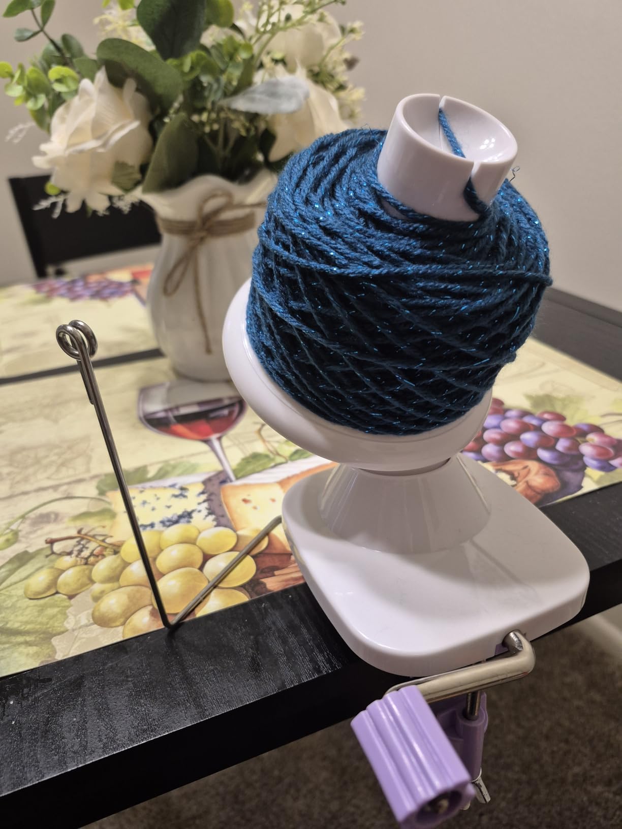 INMAKER Yarn Winder and Swift, Ball Winder and Swift Combo for Crocheting | 4oz, Durable ABS Plastic, Manual, Easy to Use, Quick Install, Portable, Essential Tool for Crafting Enthusiasts customer photo 2