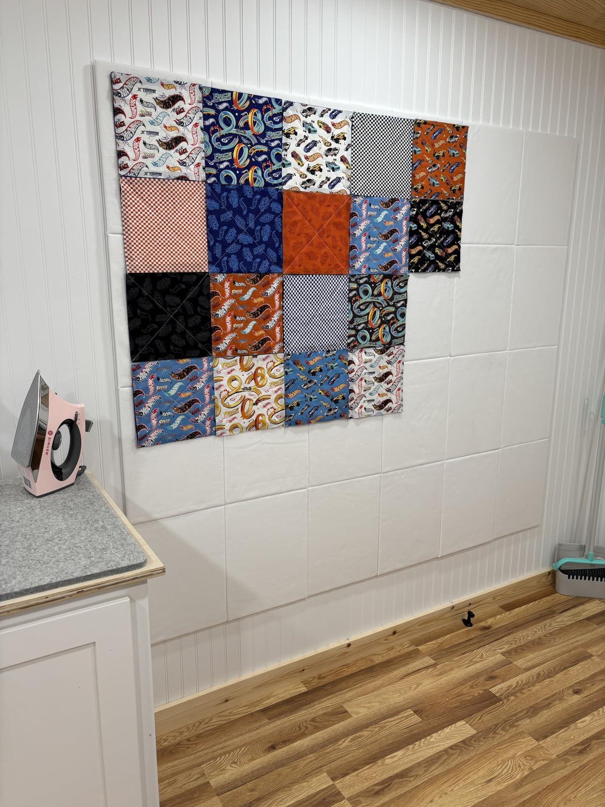Buryeah 12 Pcs Quilt Design Wall Board 16x12 Inch, Flannel Quilters Panels customer photo 1