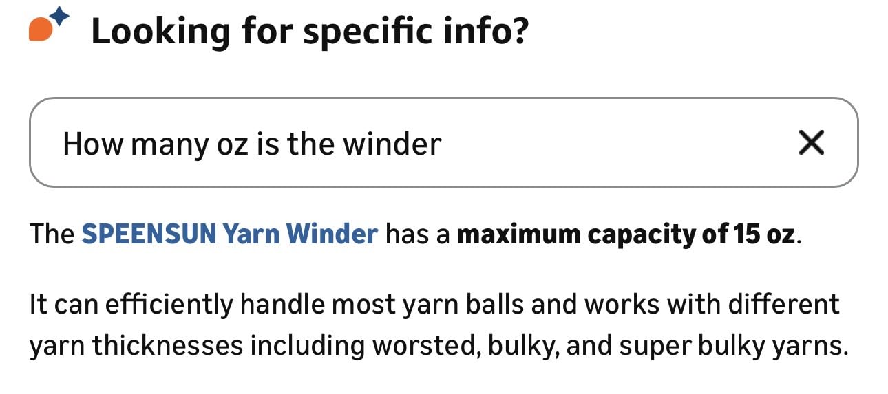 SPEENSUN Large Yarn Winder, 10-15 oz Capacity, Heavy Duty Ball Winder | Sturdy Metal & ABS Structure, Easy-to-Install, Makes Center-Pull Cakes for Crocheting and Knitting customer photo 2