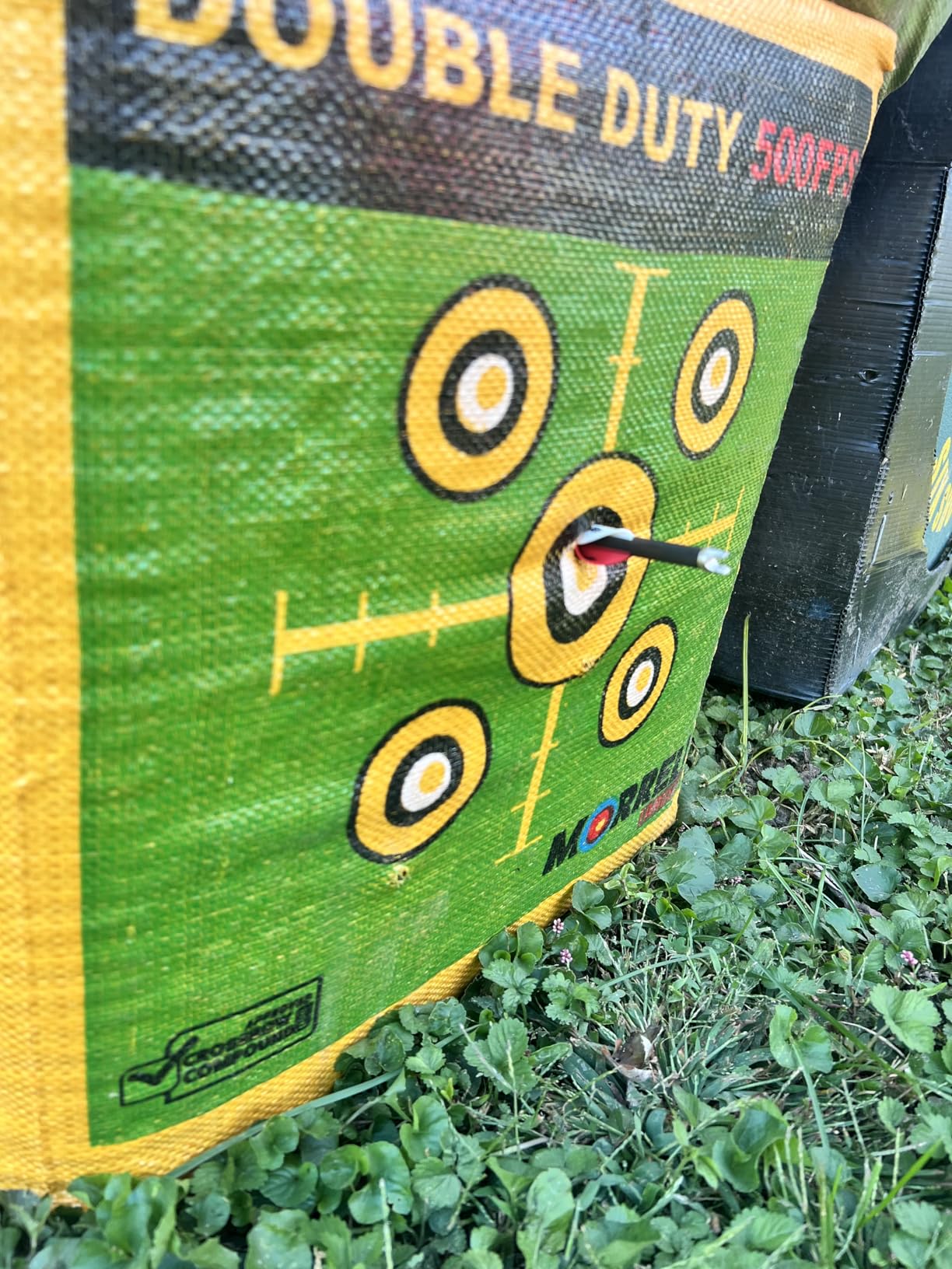 Morrell Targets 4-Sided Double Duty Field Point Archery Shooting Bag - Portable Backyard & Outdoor Target for Bows up to 500 FPS with 50+ Bullseye Points customer photo 2