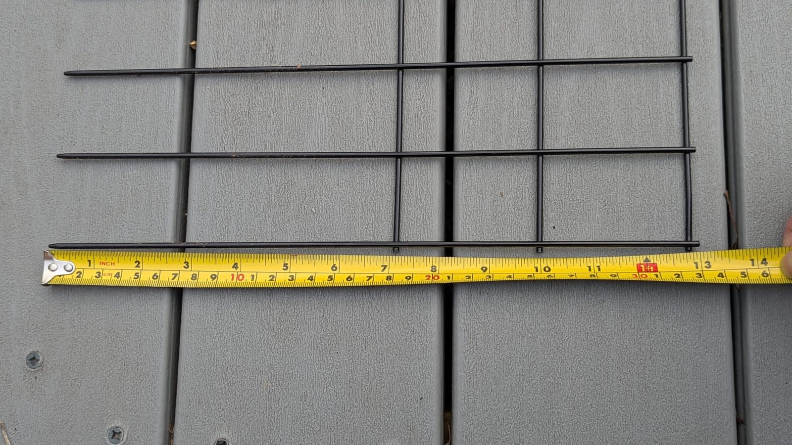 42.5ft(L) x 13in(H) Animal Barrier Fence, 30 Panels No Dig Garden Fence for Dog Rabbit, Rustproof Anti Digging Barrier, Garden Edging Border Ground Defense for Outdoor, Yard, Patio customer photo 1