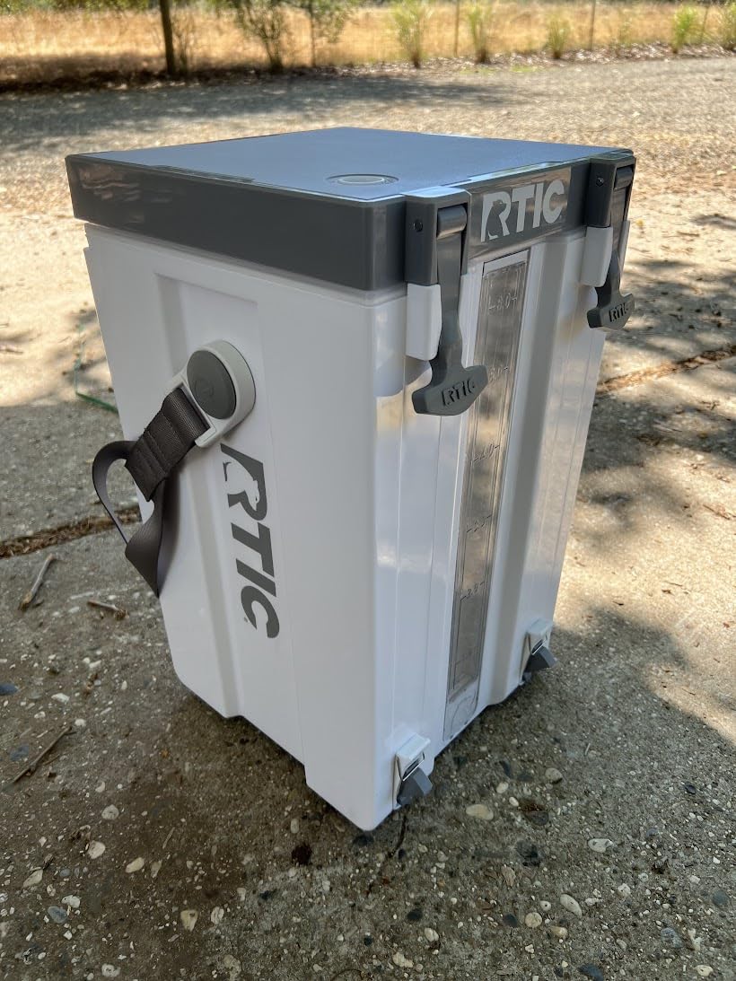 RTIC Halftime 3 Gallon Water Cooler Dispenser, Dual Taps, Grey | Insulated Beverage Dispenser for Sports, Parties, Camping, BBQ and Picnics, Dual Taps, Stackable, BPA Free customer photo 2