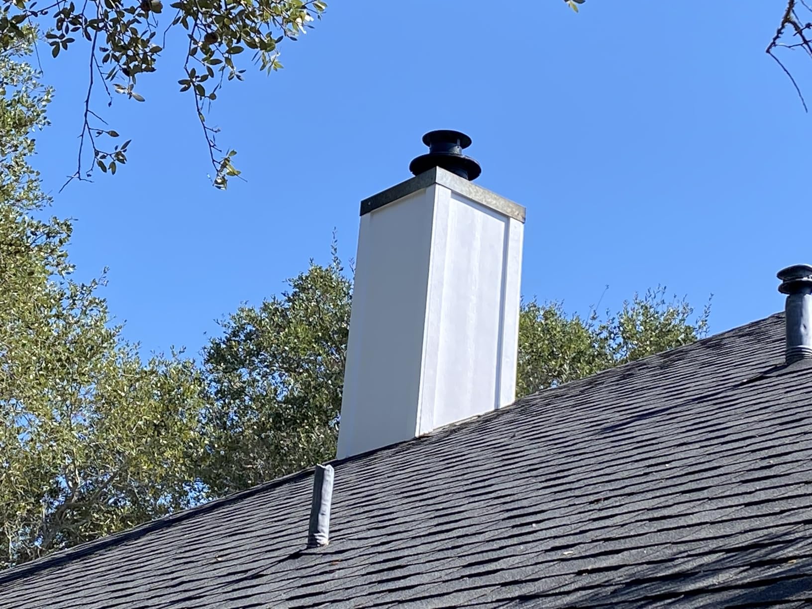 7Inch Chimney Cap,6/7/8/10 Inch Adjustable Stainless Steel Chimney Cap,304 Steel Round Rain Cover with Mesh Screen,Universal Cone Top Roof Cap for Wood/Oil Stove Vent,Weatherproof & Easy Installation customer photo 2