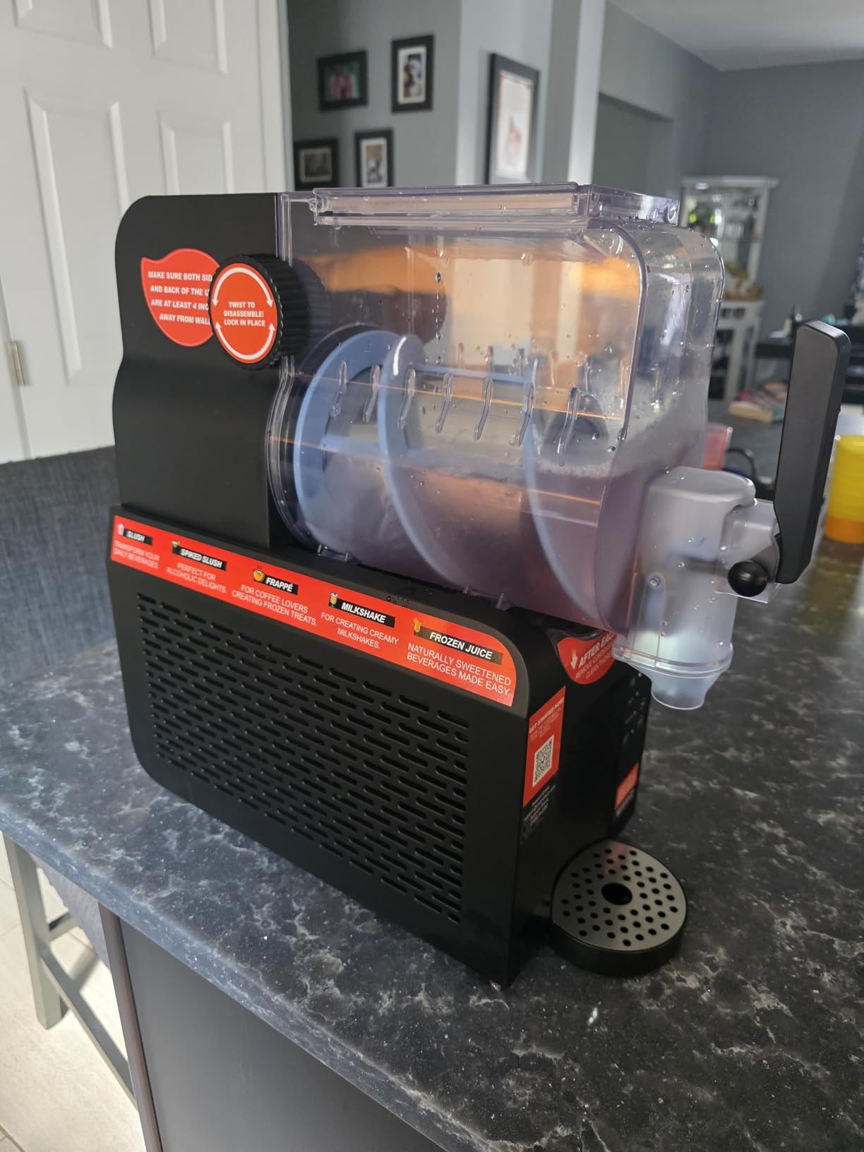 12L Commercial Slushie Machine Frozen Drink Maker Stainless Steel Slushy customer photo 2