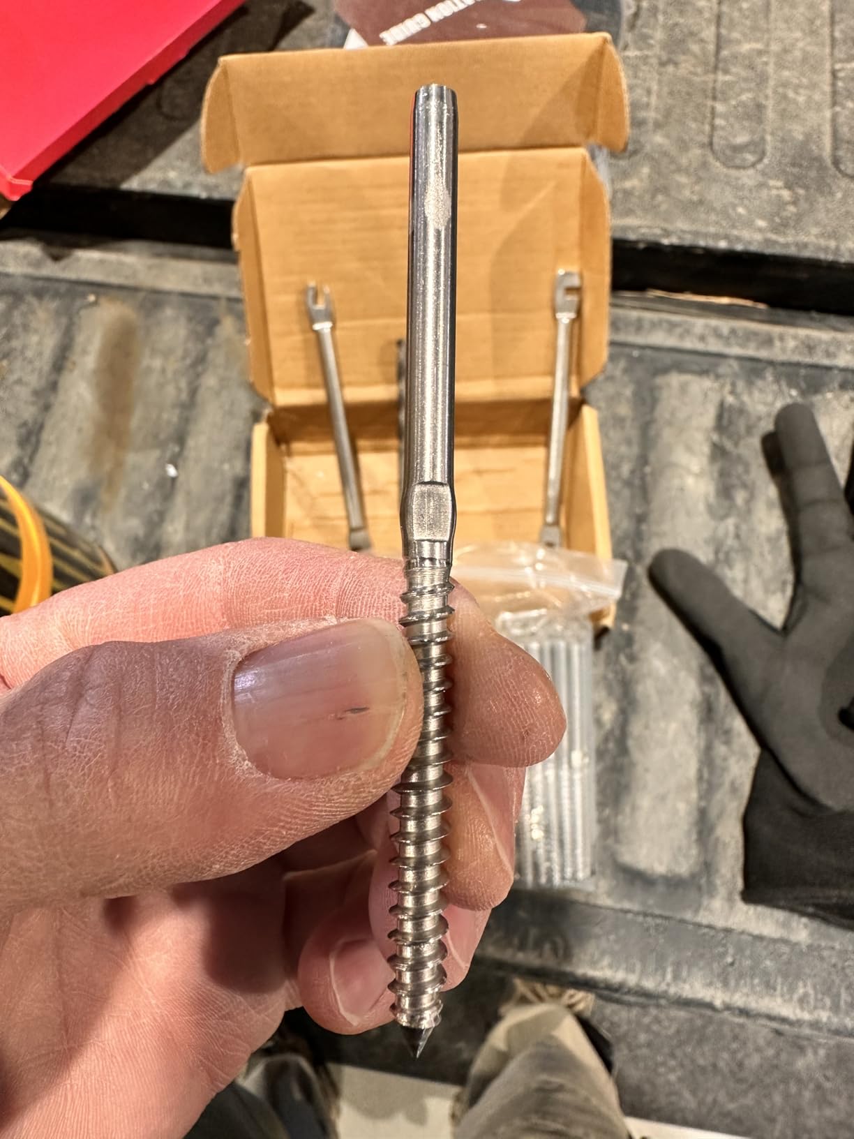 Swage Lag Screws for Cable Railing - 80 Pack T316 Stainless Steel Left and Right Handed Thread - 1/8