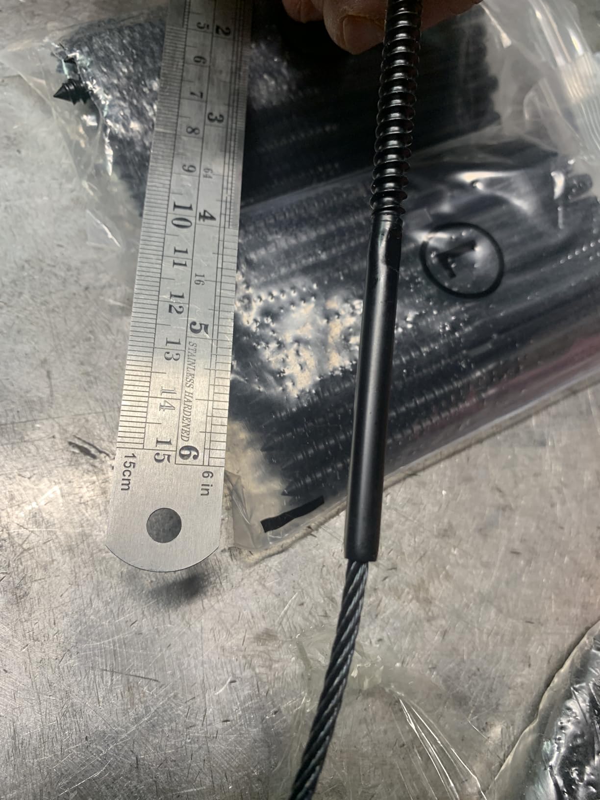 Swage Lag Screws for Cable Railing - 80 Pack Black T316 Stainless Steel Left and Right Handed Thread - 1/8