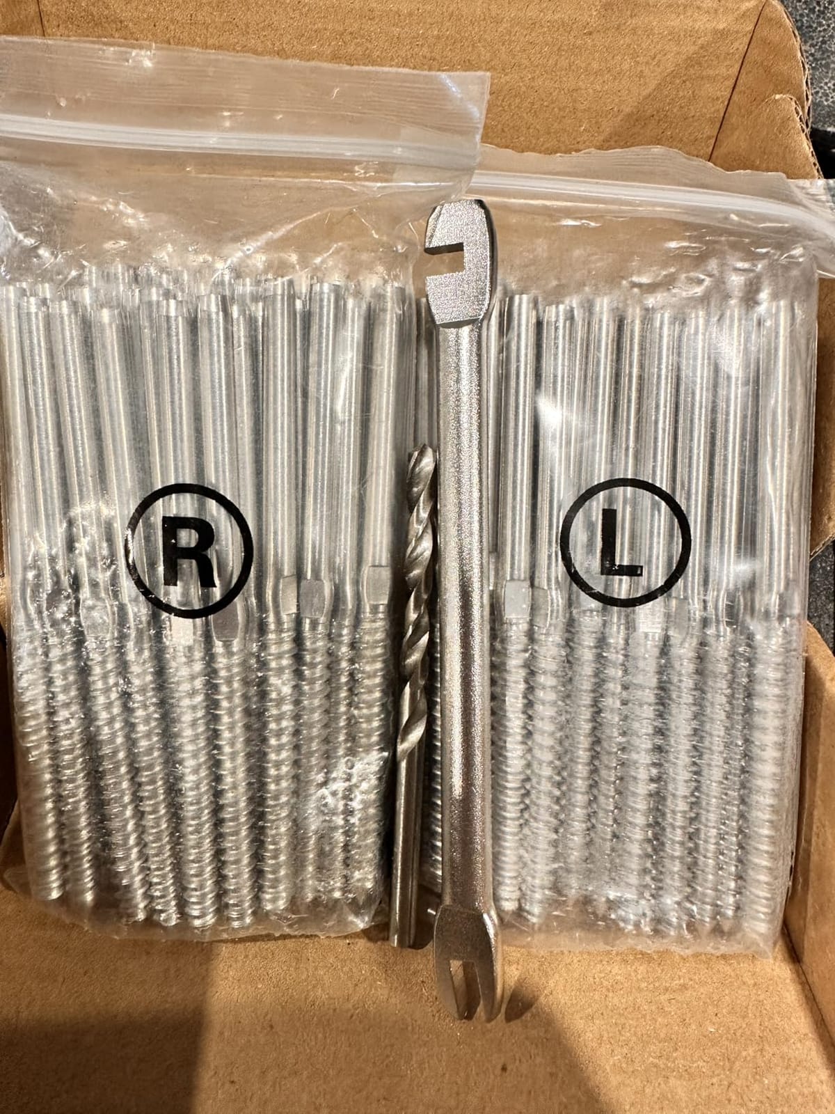 Swage Lag Screws for Cable Railing - 80 Pack Black T316 Stainless Steel Left and Right Handed Thread - 1/8