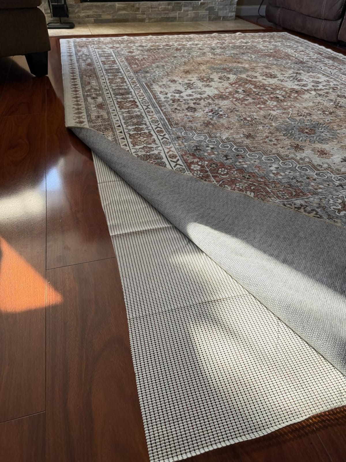 Jorvila Non-Slip Rug Pad Gripper 5x7 Ft customer photo 1