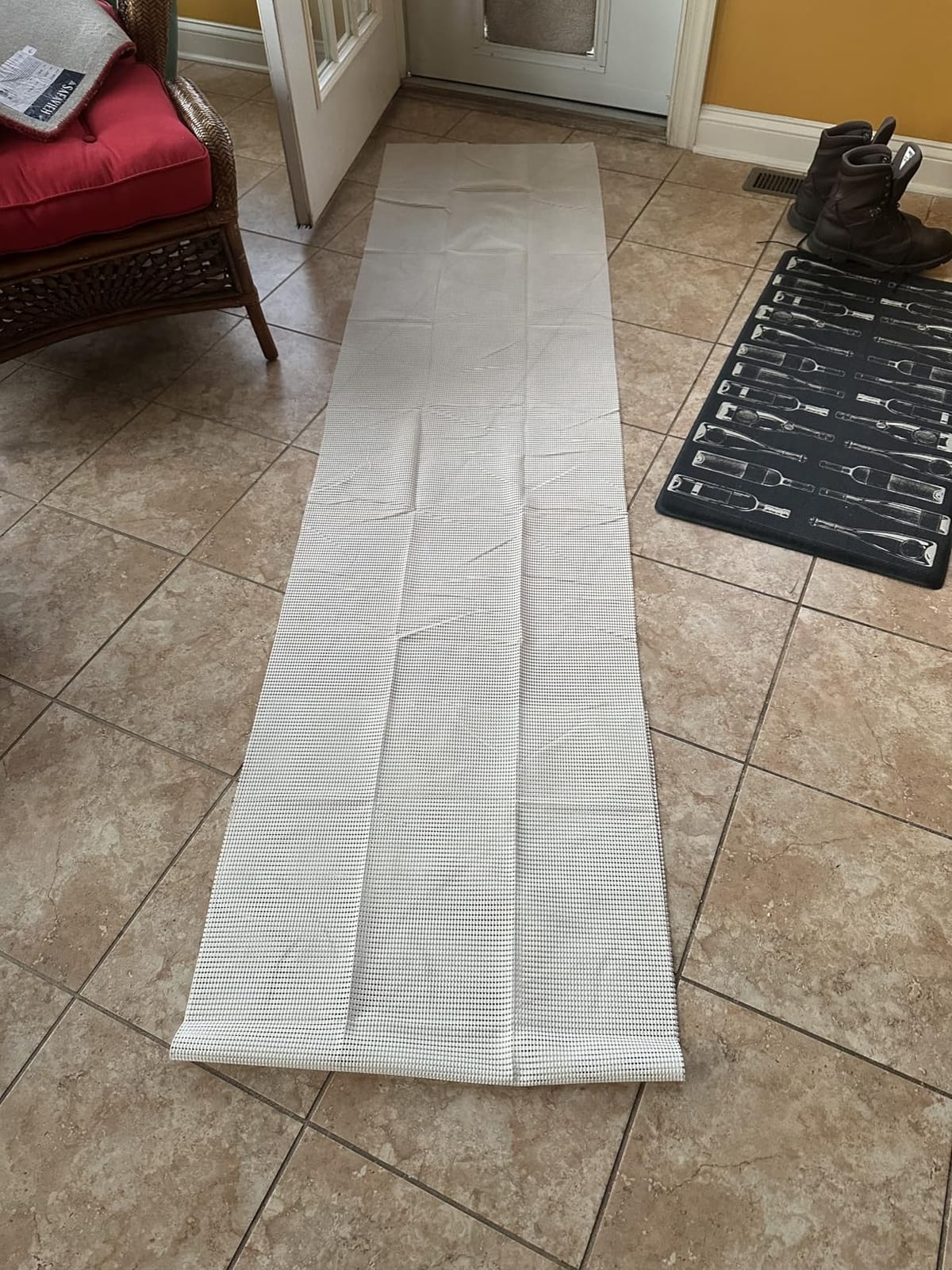 Jorvila Non-Slip Rug Pad Gripper 8x10 Ft customer photo 2