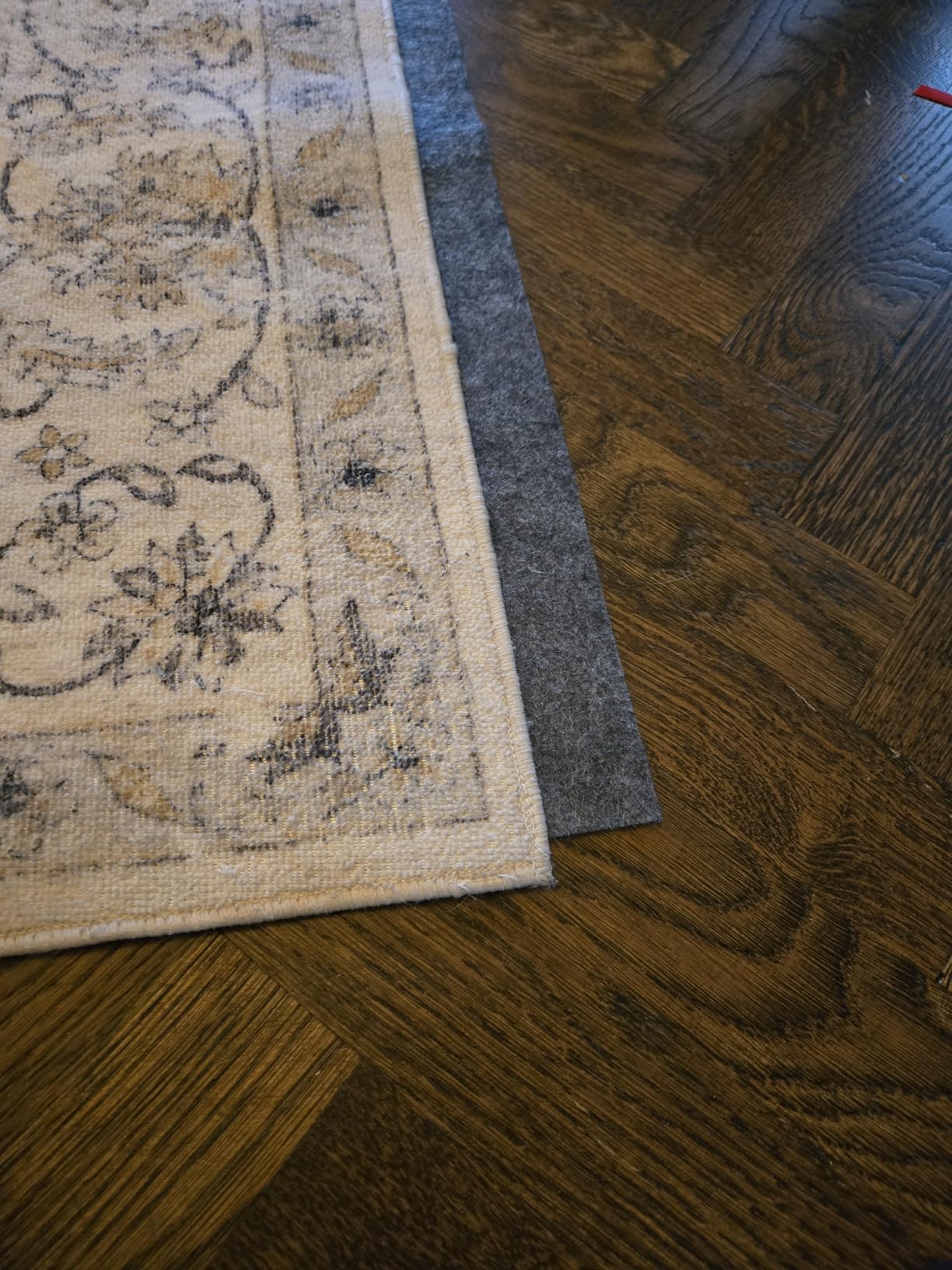 100% Waterproof Rug pad, 8x10 ft Area Rug Non-Slip Rug Pads, Carpet Pads for All Floors and finishes, Felt pad for Hardwood Floors, Keep Carpets in Place Soft and Secure customer photo 1