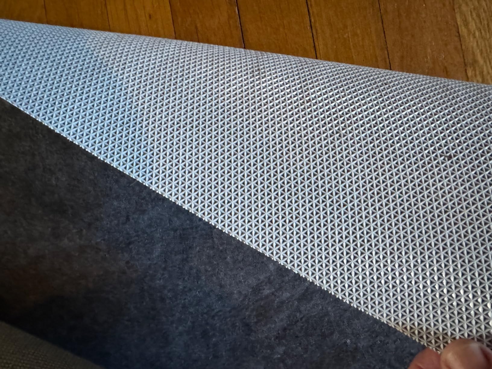 100% Waterproof Rug pad, 8x10 ft Area Rug Non-Slip Rug Pads, Carpet Pads for All Floors and finishes, Felt pad for Hardwood Floors, Keep Carpets in Place Soft and Secure customer photo 2
