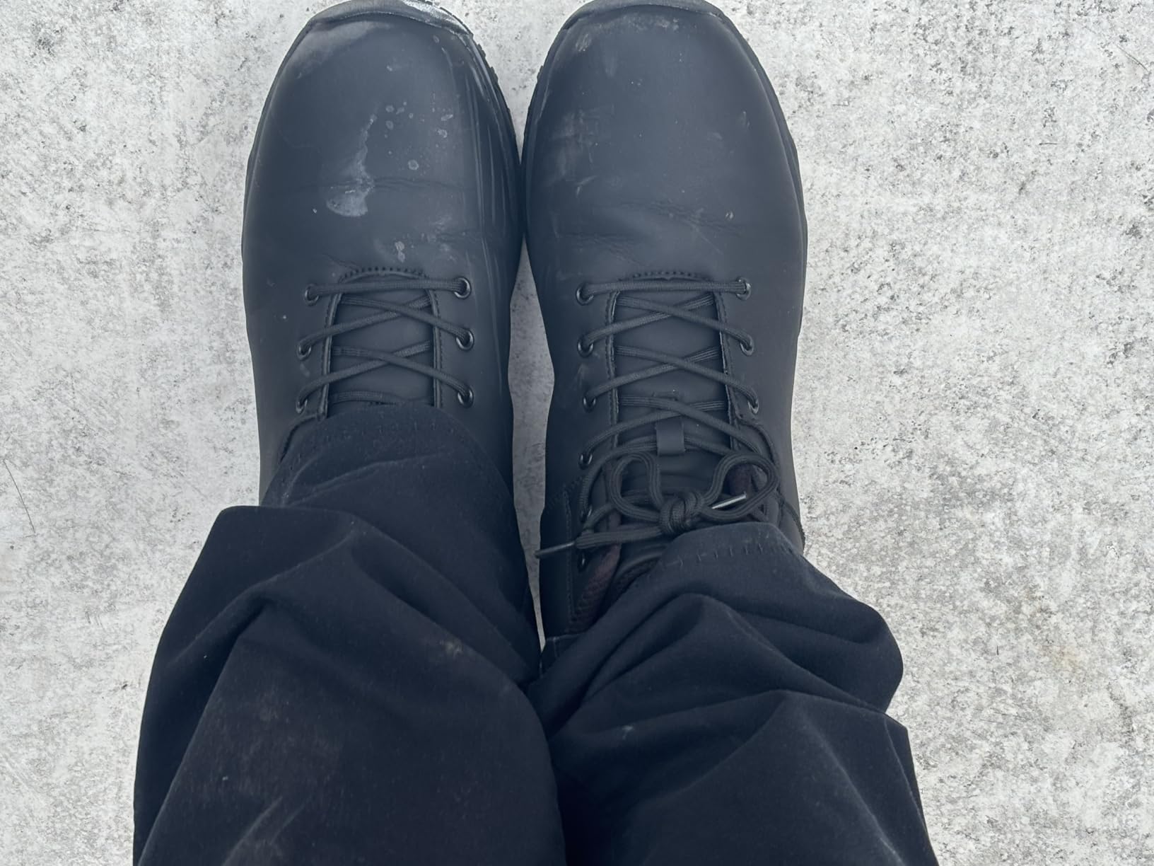 SHULOOK Non Slip Work Boots for Men Slip Resistant Shoes Restaurant Kitchen customer photo 2