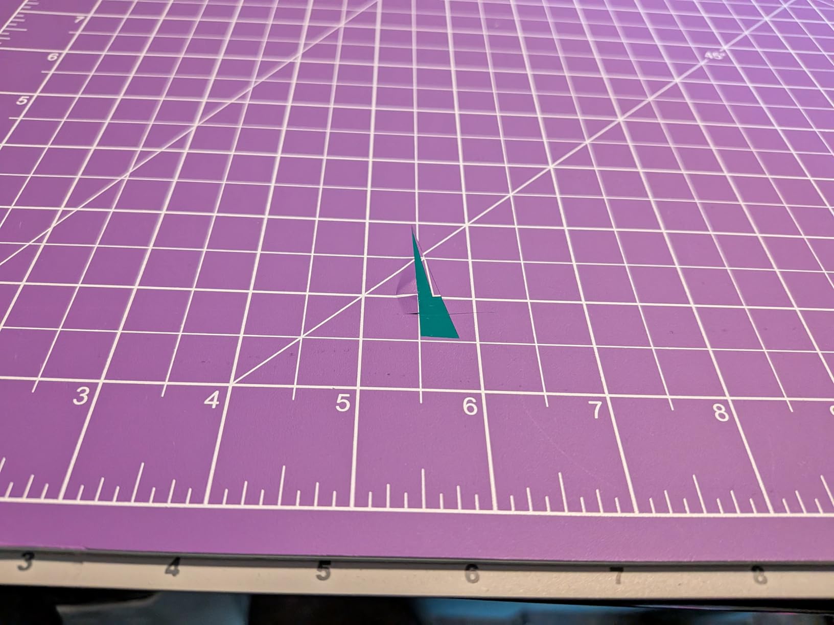 Breman Precision 24x36 Large Self Healing Cutting Mat Purple/Gray for Craft | 24x36 Purple Cutting Mat Self Healing 2-Sided 5-Ply PVC Non-Slip A1 Art Crafting Mat for Sewing, Fabric, & Quilting Projects customer photo 1