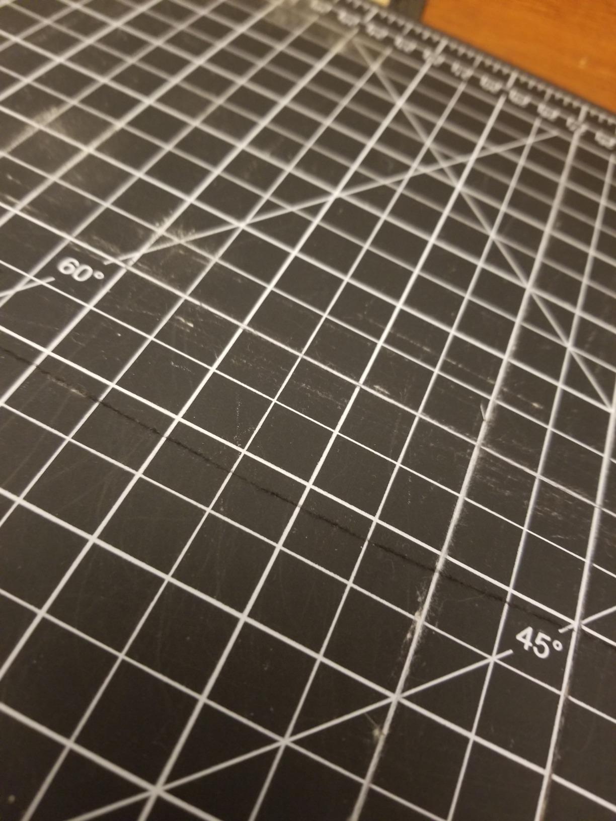 Breman Precision 24x36 Large Self Healing Cutting Mat Purple/Gray for Craft | 24x36 Purple Cutting Mat Self Healing 2-Sided 5-Ply PVC Non-Slip A1 Art Crafting Mat for Sewing, Fabric, & Quilting Projects customer photo 2