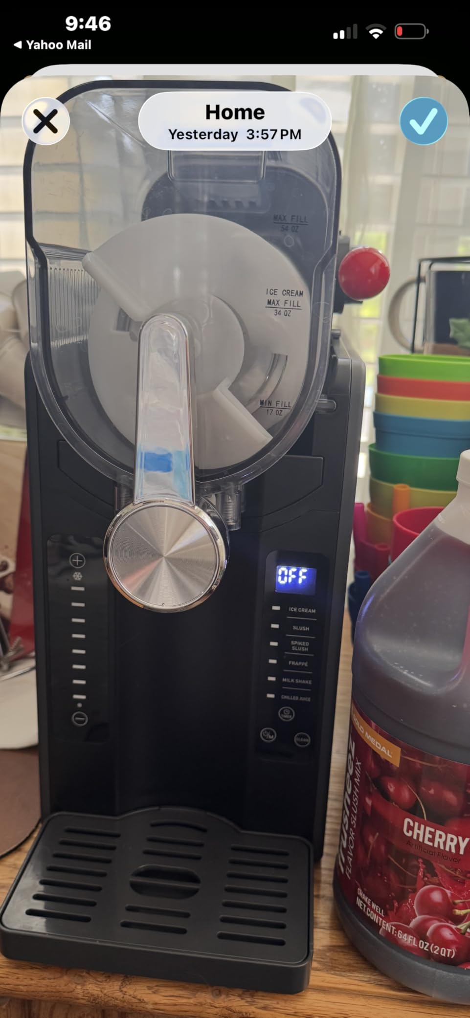 BKPPM Slushie Machine: No Ice Needed Slushy Machine for Home, 6 Preset, Real-Time Temp Display, Auto-Clean | Frozen Margaritas, Cocktails, Frappés, Ice Cream, Smoothies, Milkshakes, Summer Parties customer photo 2
